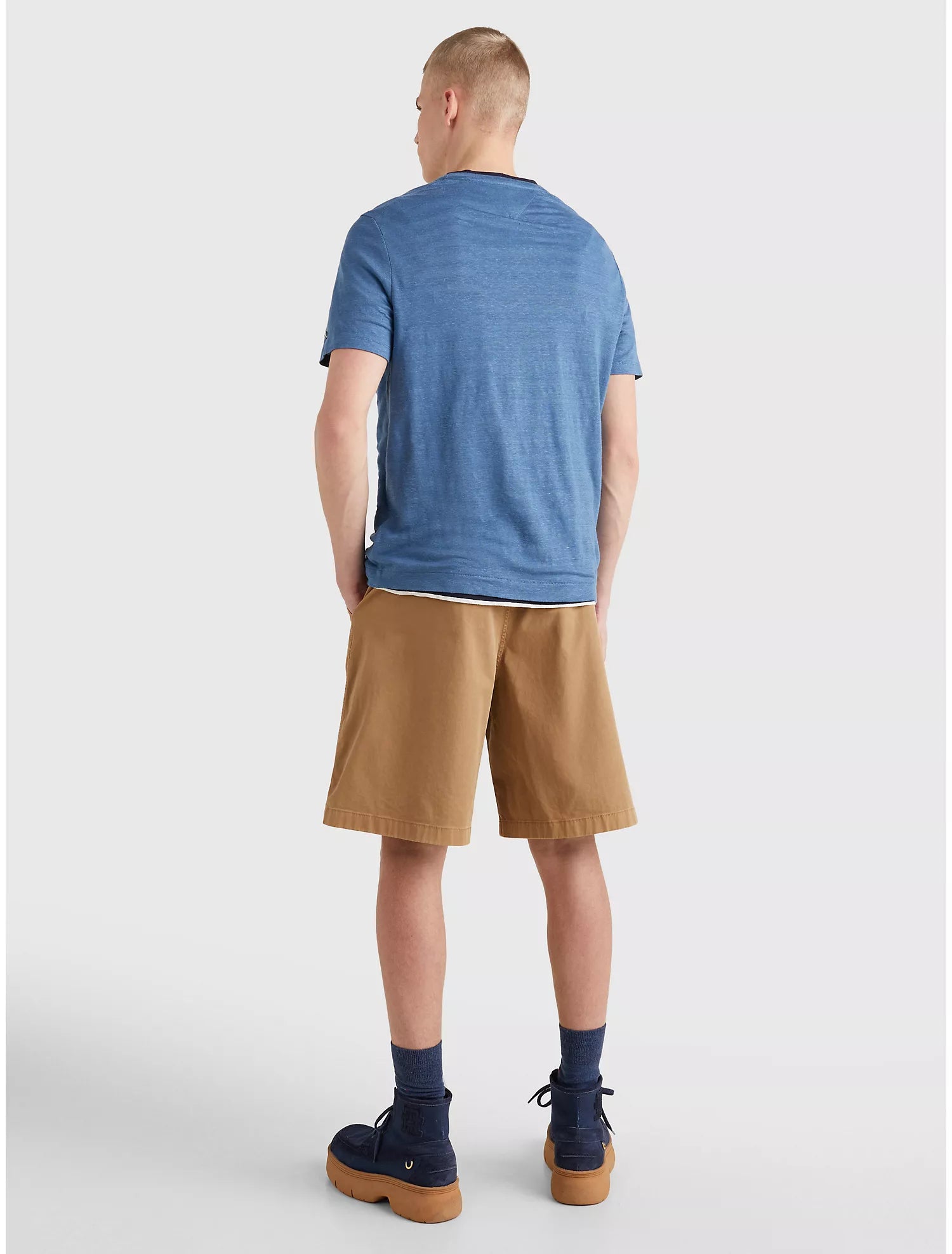 Tommy Hilfiger Solid Linen T-Shirt - Men
