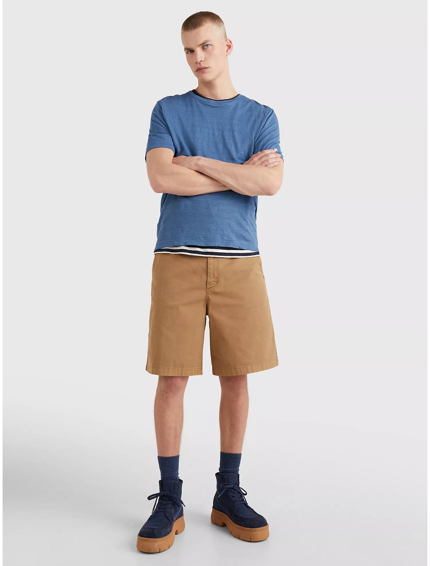 Tommy Hilfiger Solid Linen T-Shirt - Men