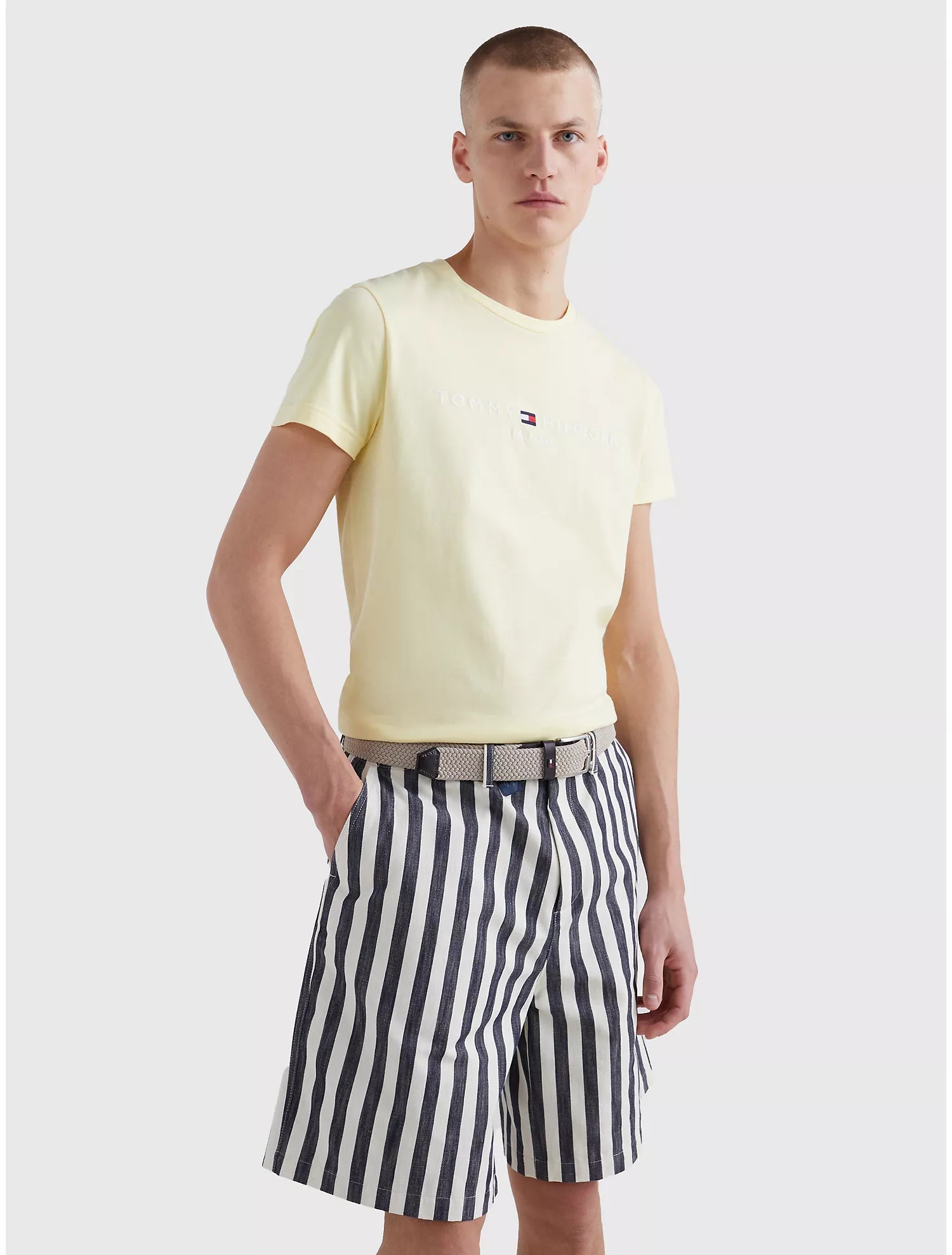 Tommy Hilfiger Embroidered Tommy Logo Tshirt - Men