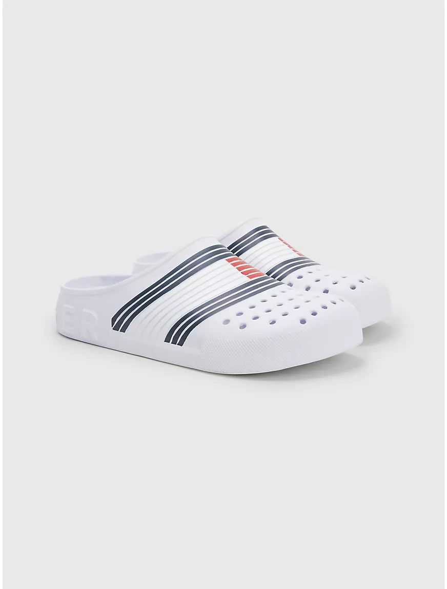Tommy Hilfiger Men Shoes + Sandals + Slippers White- Oshoplin