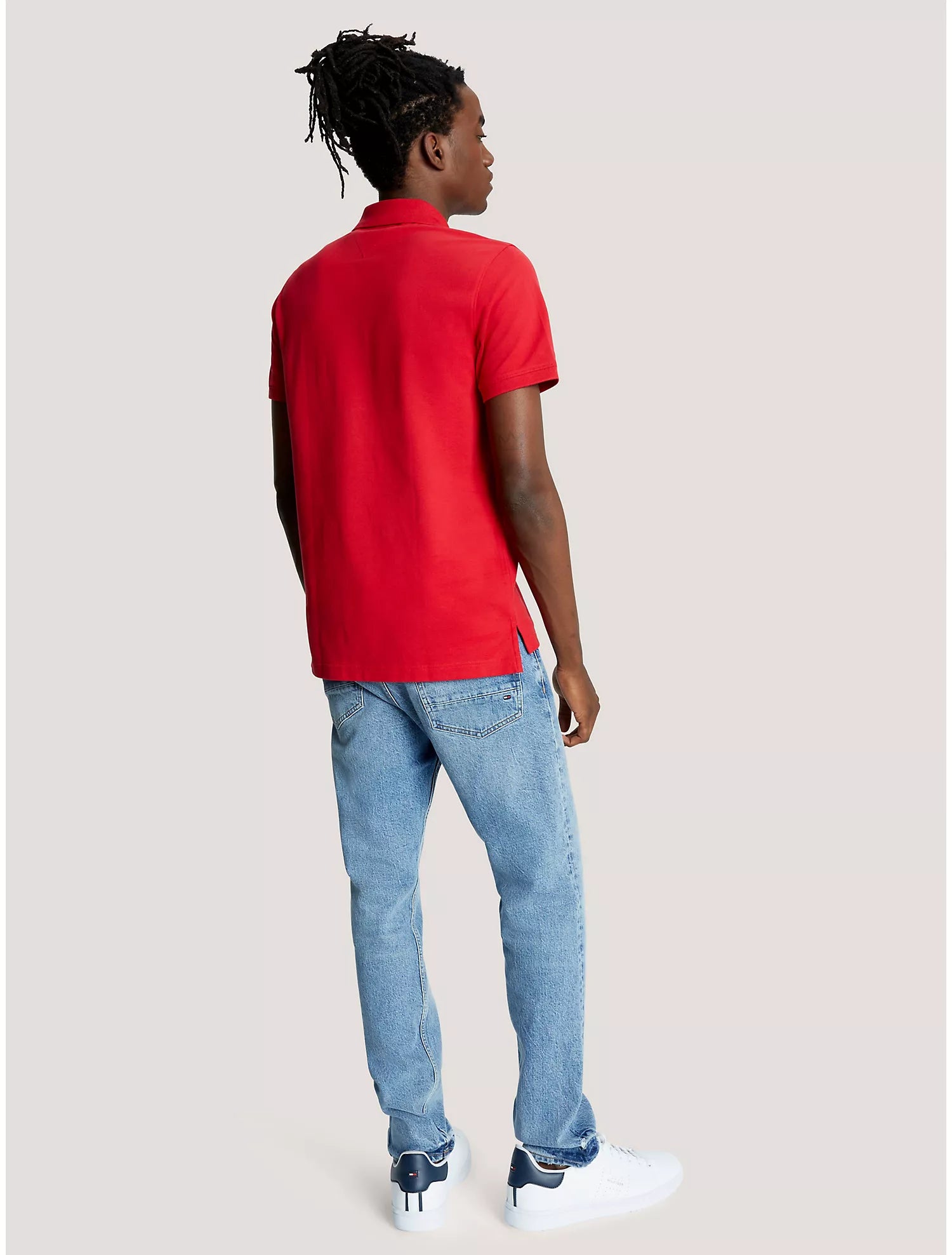 Tommy Hilfiger Regular Fit Round Logo Polo - Men