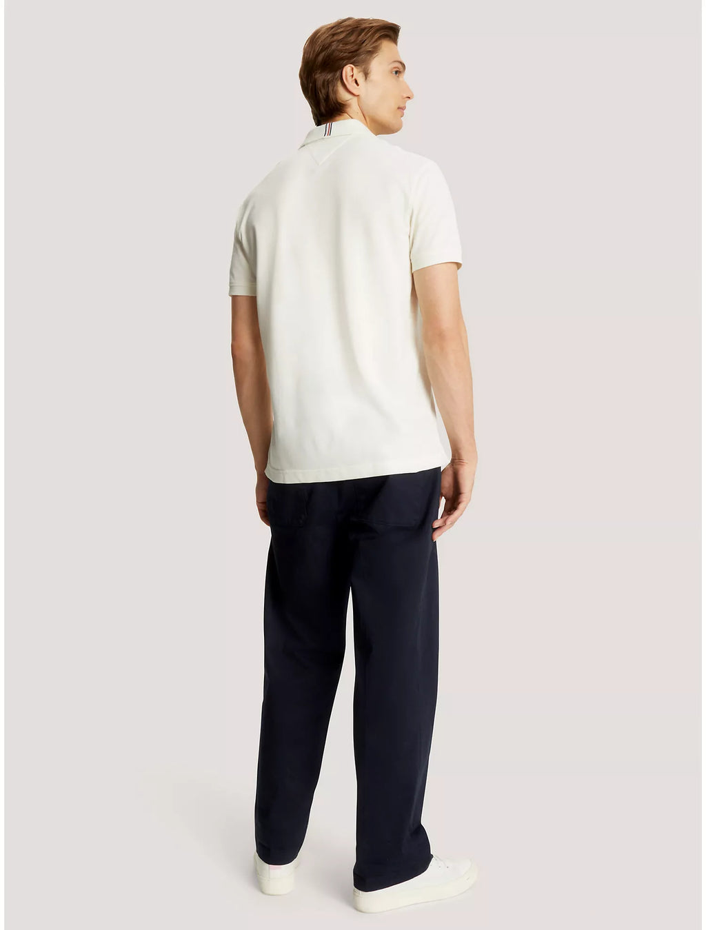 Tommy Hilfiger Regular Fit Embroidered Nyc Script Polo - Men