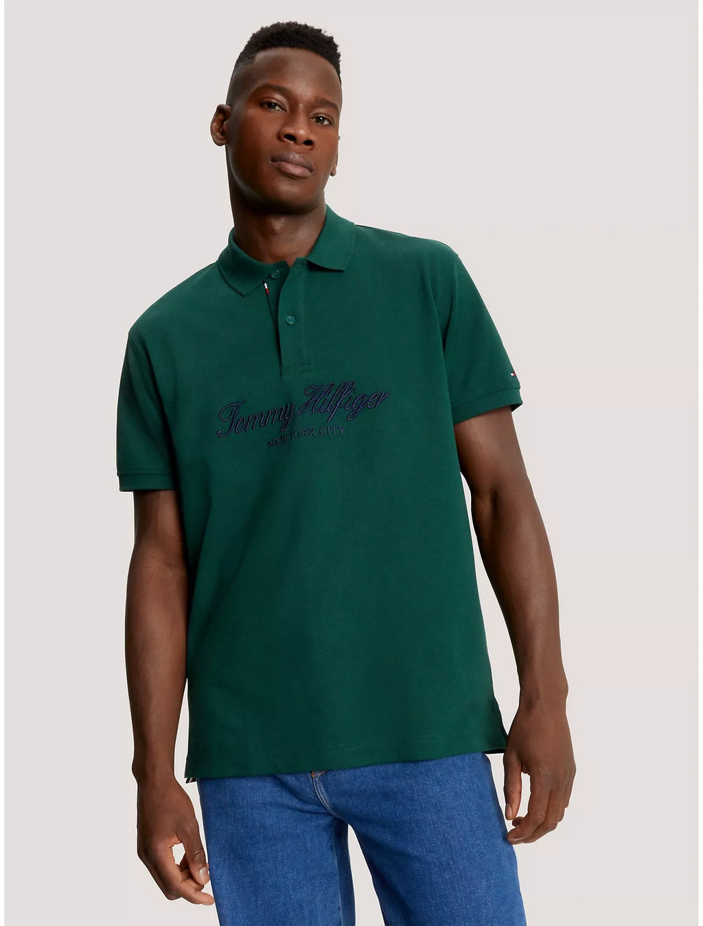 Tommy Hilfiger Men Polo Shirts Hunter- Oshoplin