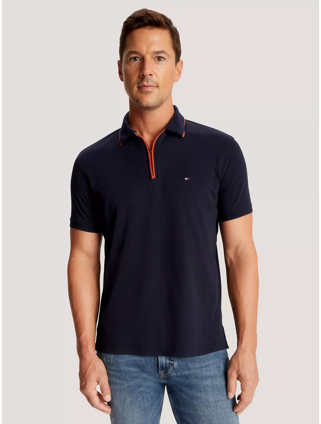 Tommy Hilfiger Men Polo Shirts Navy- Oshoplin