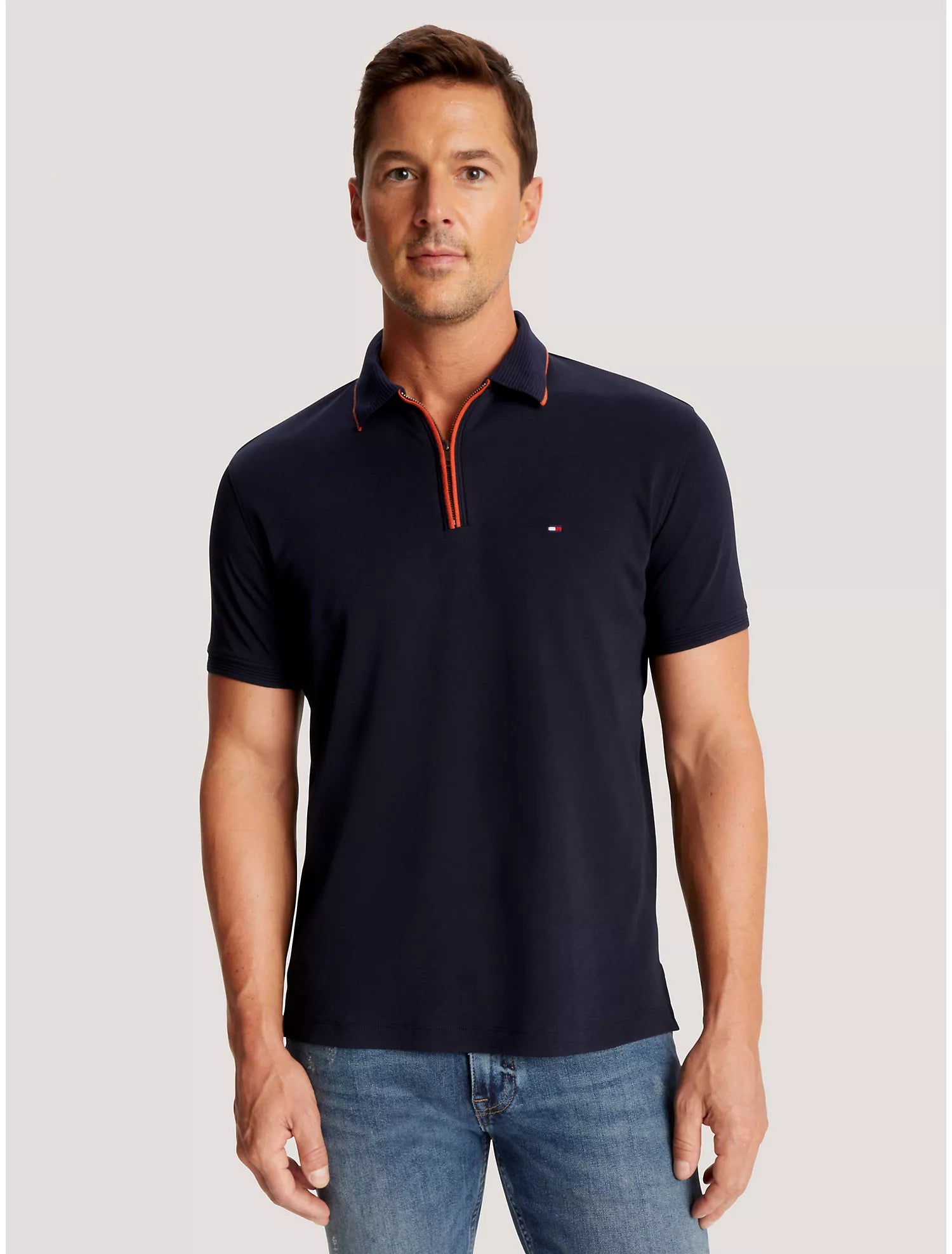 Tommy Hilfiger Men Polo Shirts Navy- Oshoplin