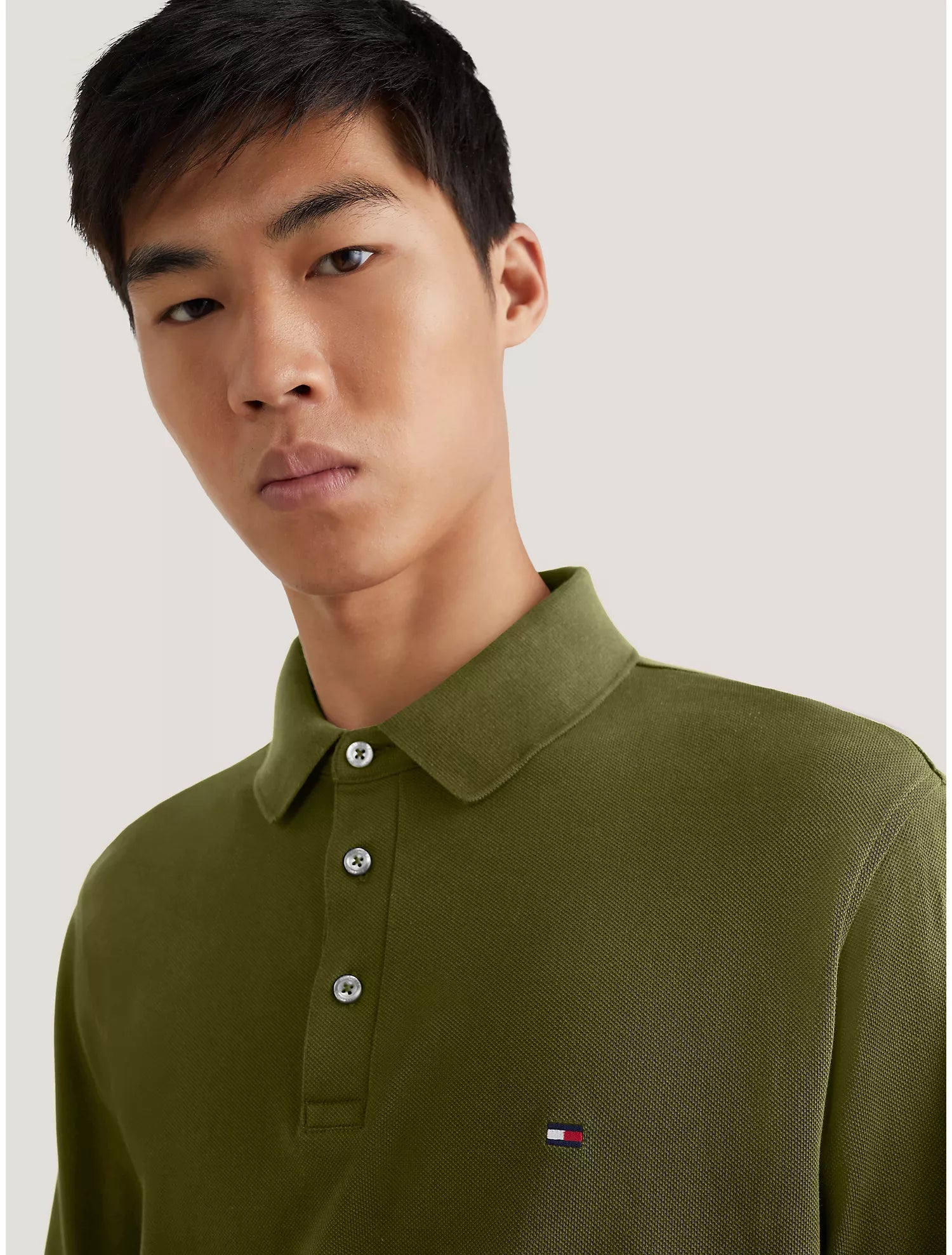 Tommy Hilfiger Slim Fit 1985 Long-Sleeve Polo - Men