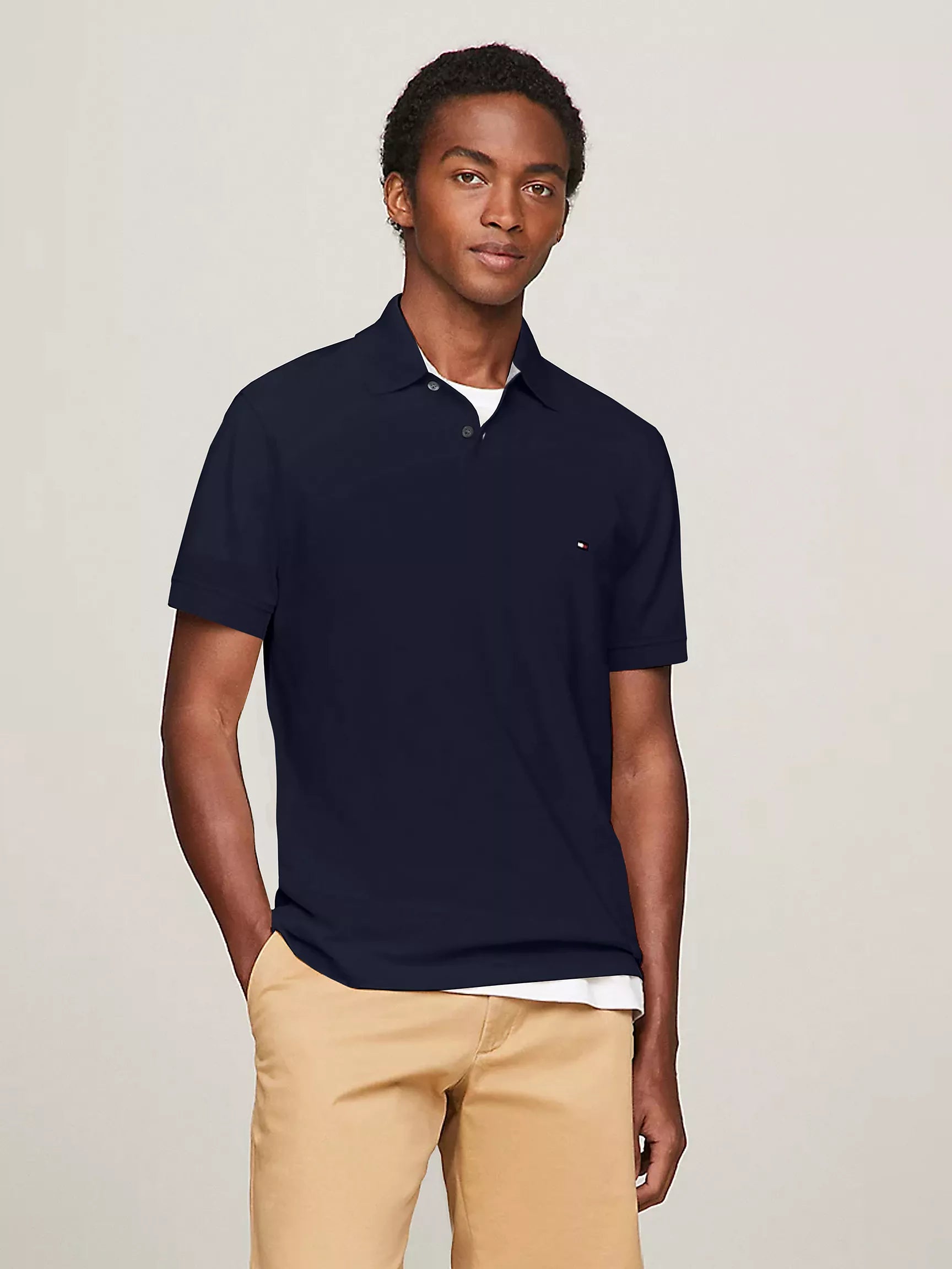 Tommy Hilfiger Men Polo Shirts Navy- Oshoplin