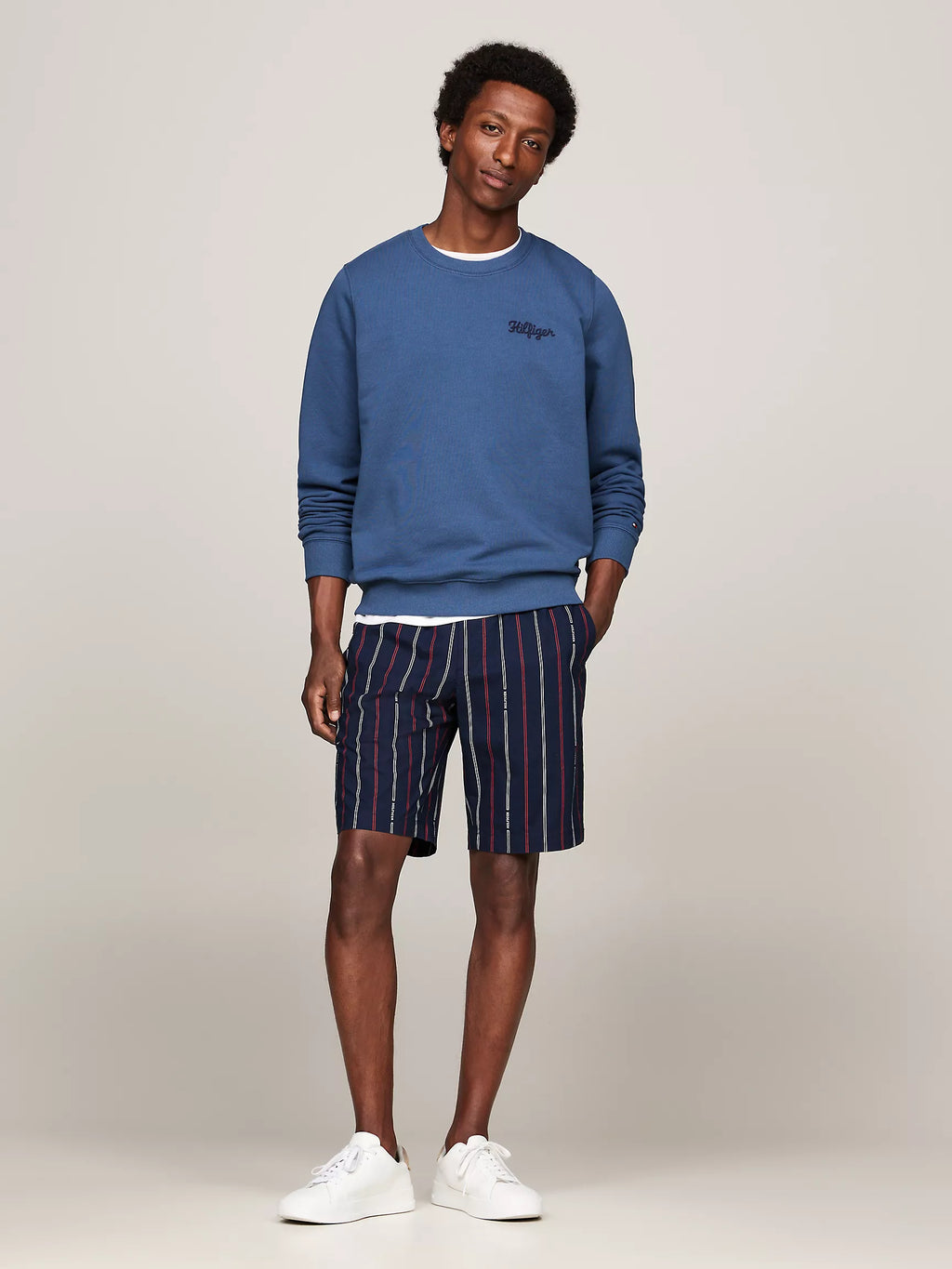 Tommy Hilfiger Hilfiger Stripe Pull-On Poplin Short - Men