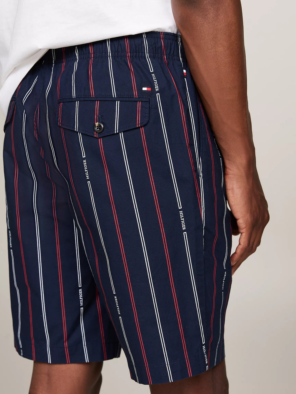 Tommy Hilfiger Hilfiger Stripe Pull-On Poplin Short - Men