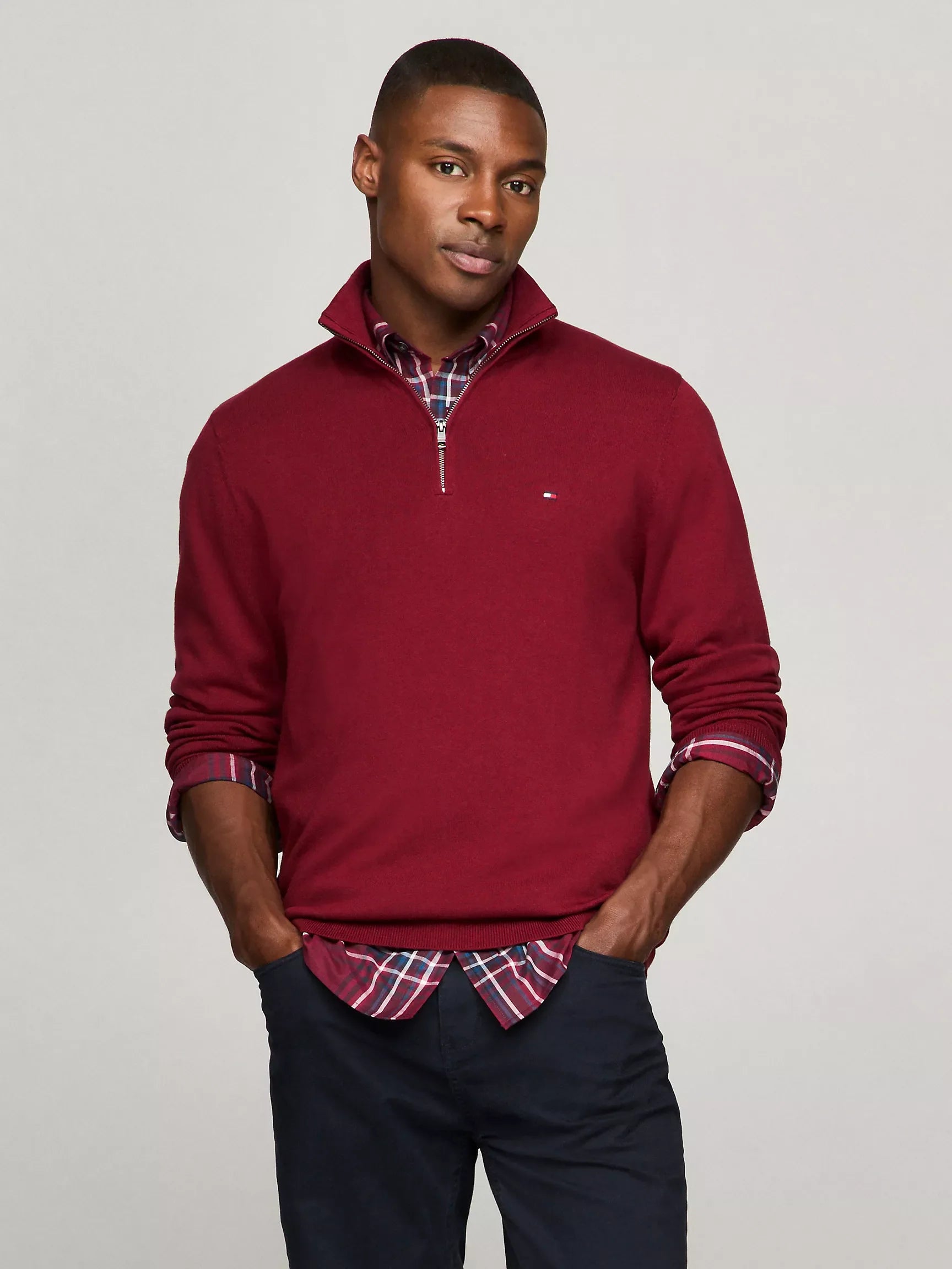 Tommy Hilfiger Men Hoodies + Sweatshirts Rouge- Oshoplin