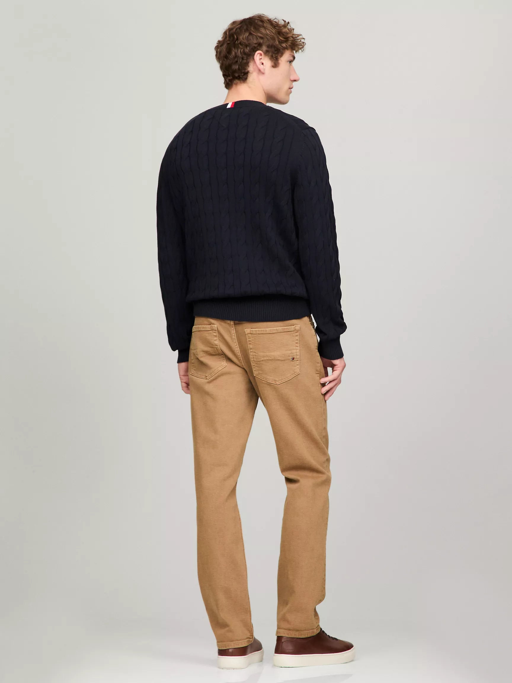 Tommy Hilfiger Cable Knit Crewneck Sweater - Men