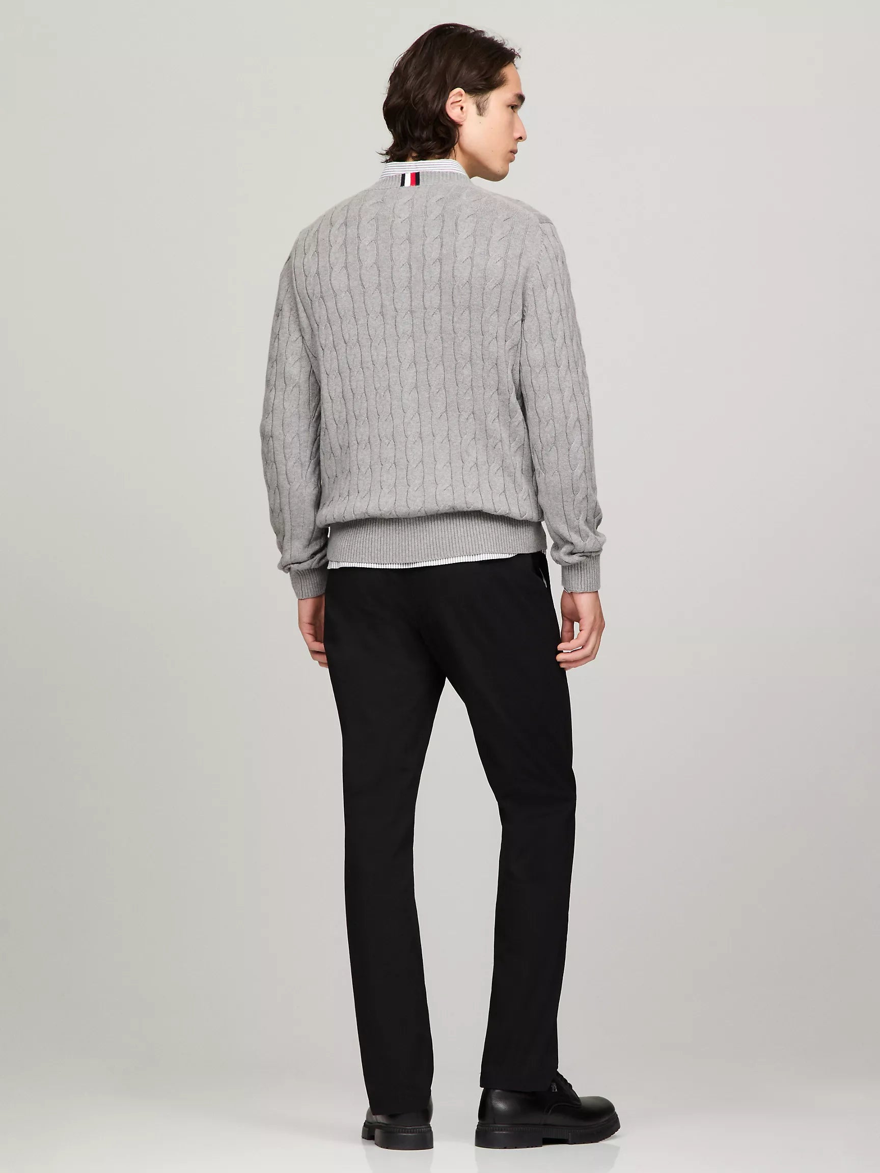 Tommy Hilfiger Cable Knit Crewneck Sweater - Men