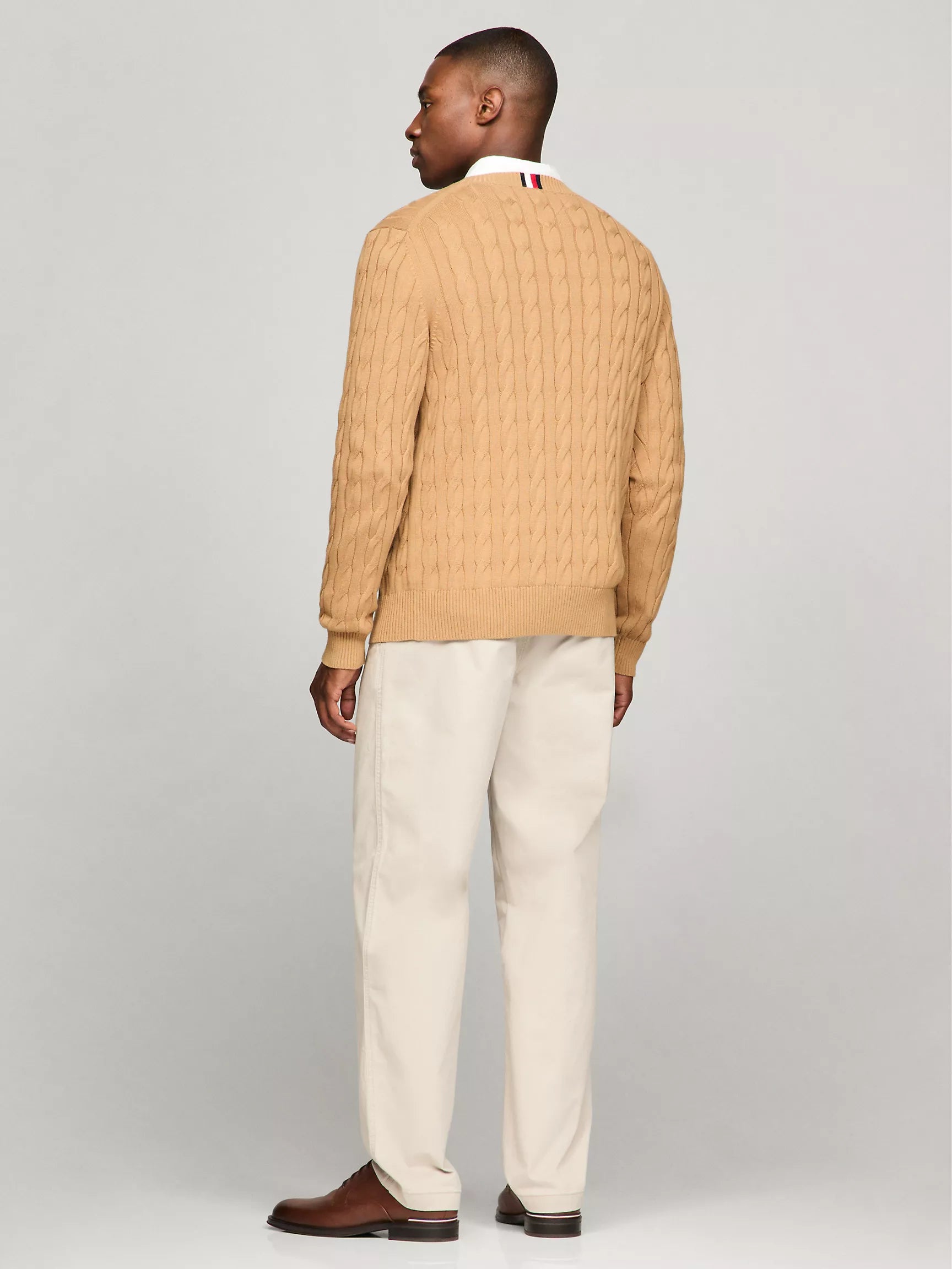 Tommy Hilfiger Cable Knit Crewneck Sweater - Men