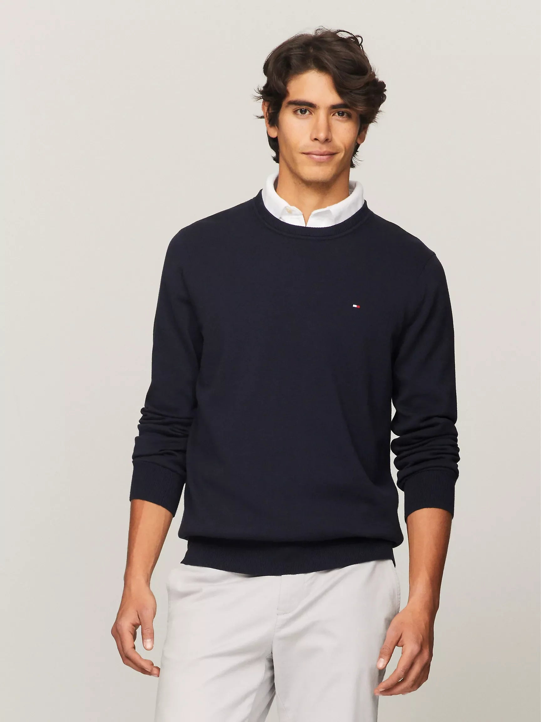 Tommy Hilfiger Men Hoodies + Sweatshirts Navy- Oshoplin