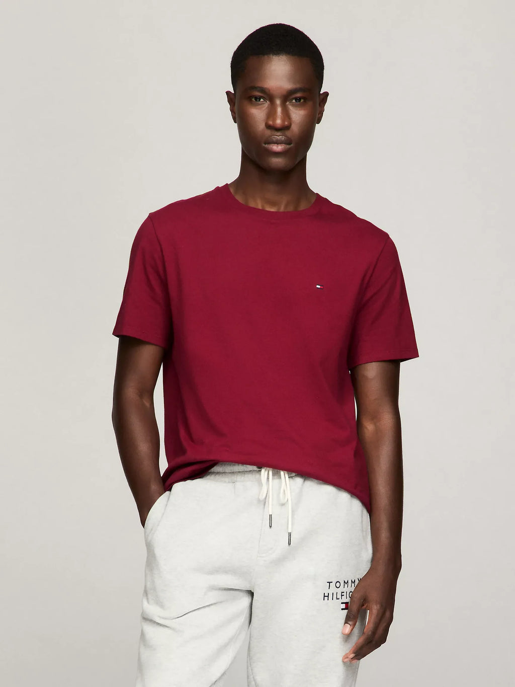 Tommy Hilfiger Men T-Shirts Rouge- Oshoplin