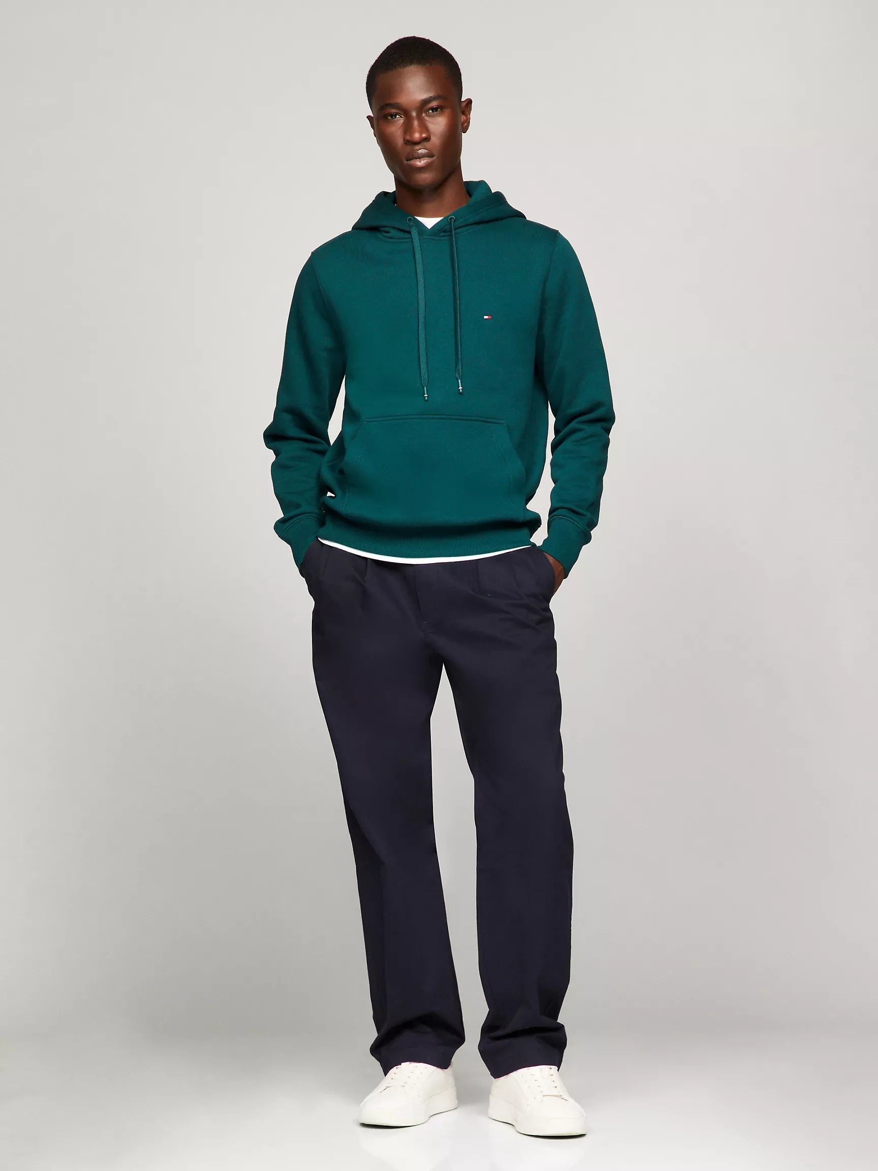 Tommy Hilfiger Solid Fleece Hoodie - Men