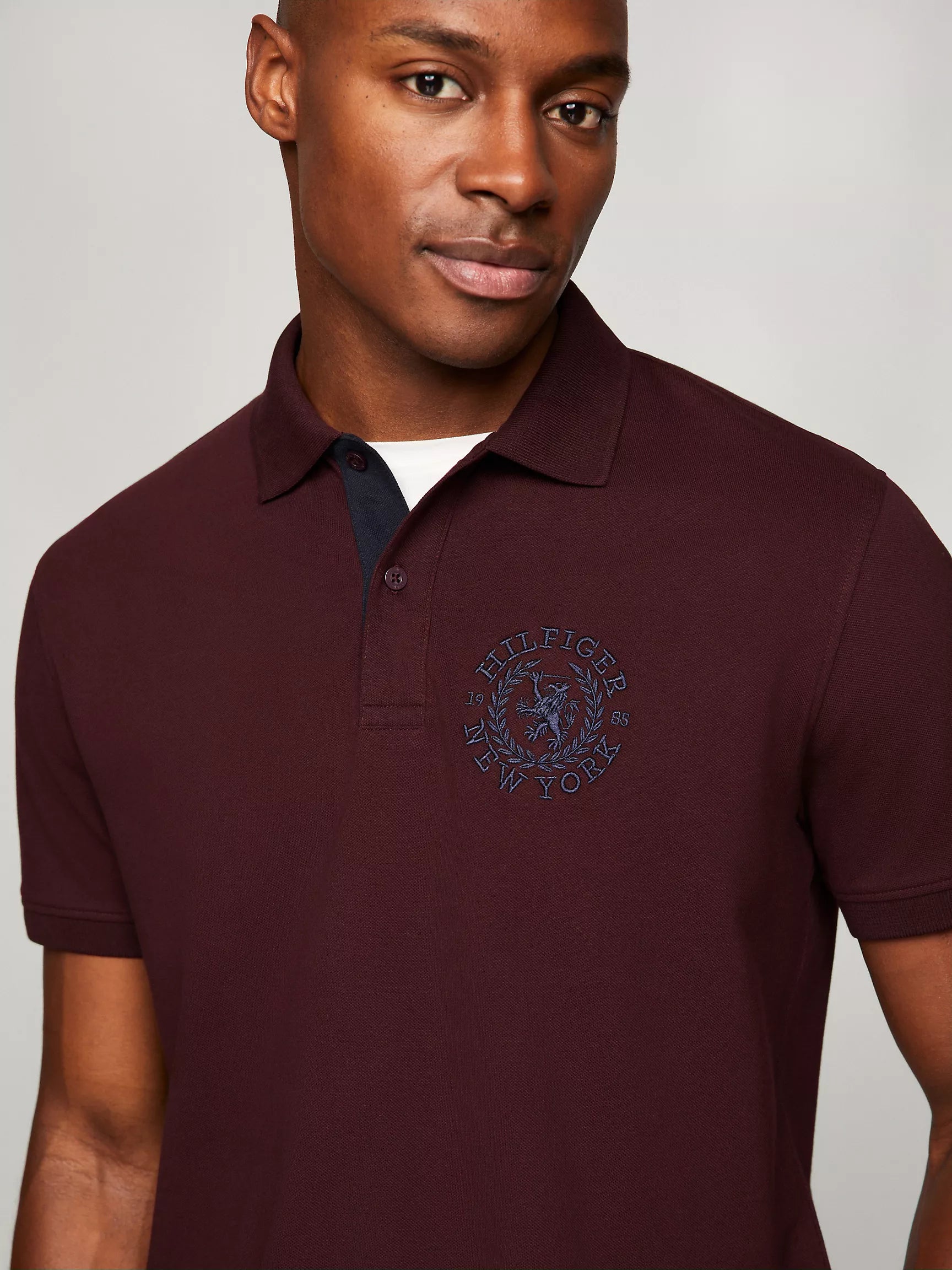 Tommy Hilfiger Regular Fit Embroidered Heritage Polo - Men