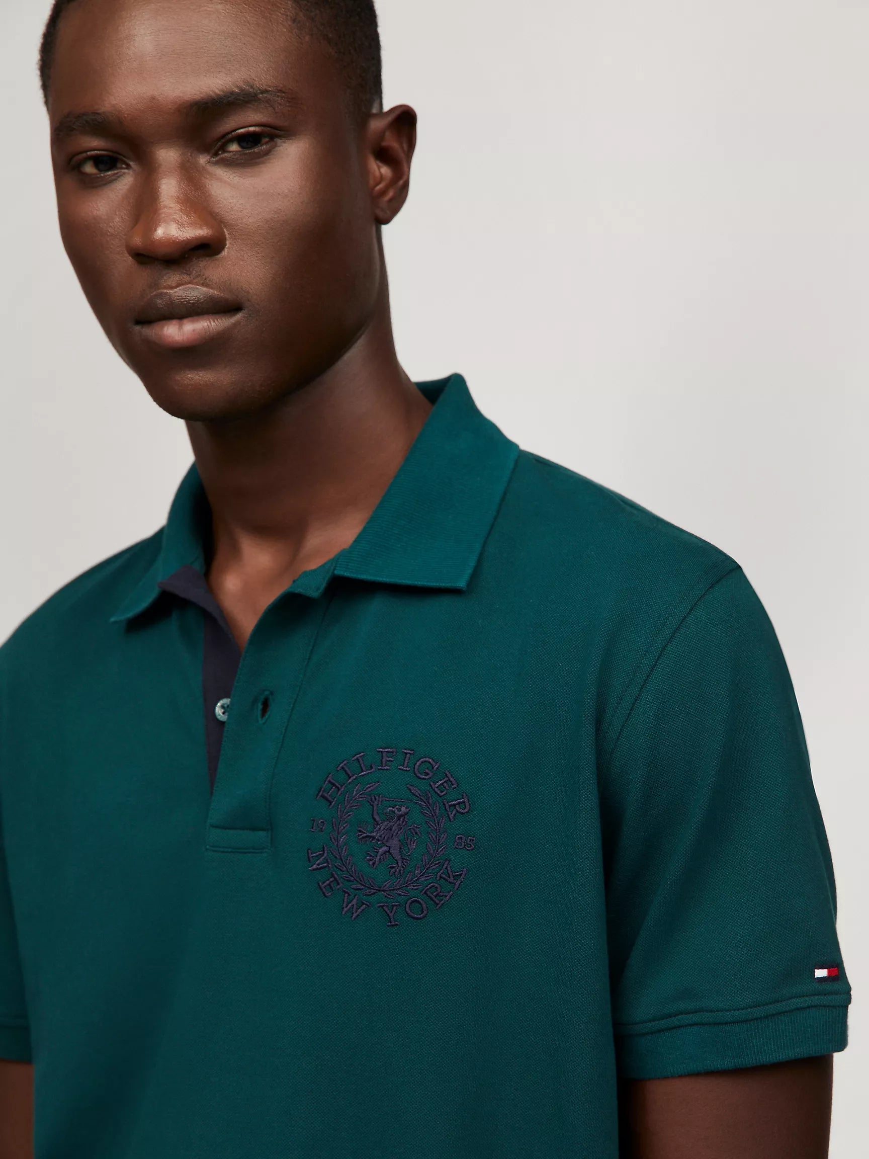 Tommy Hilfiger Regular Fit Embroidered Heritage Polo - Men