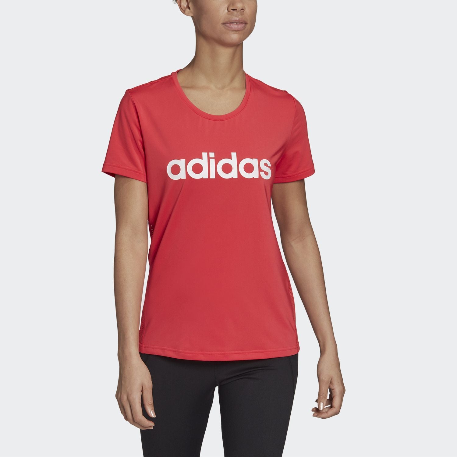 Adidas Women T-Shirts Red - Oshoplin