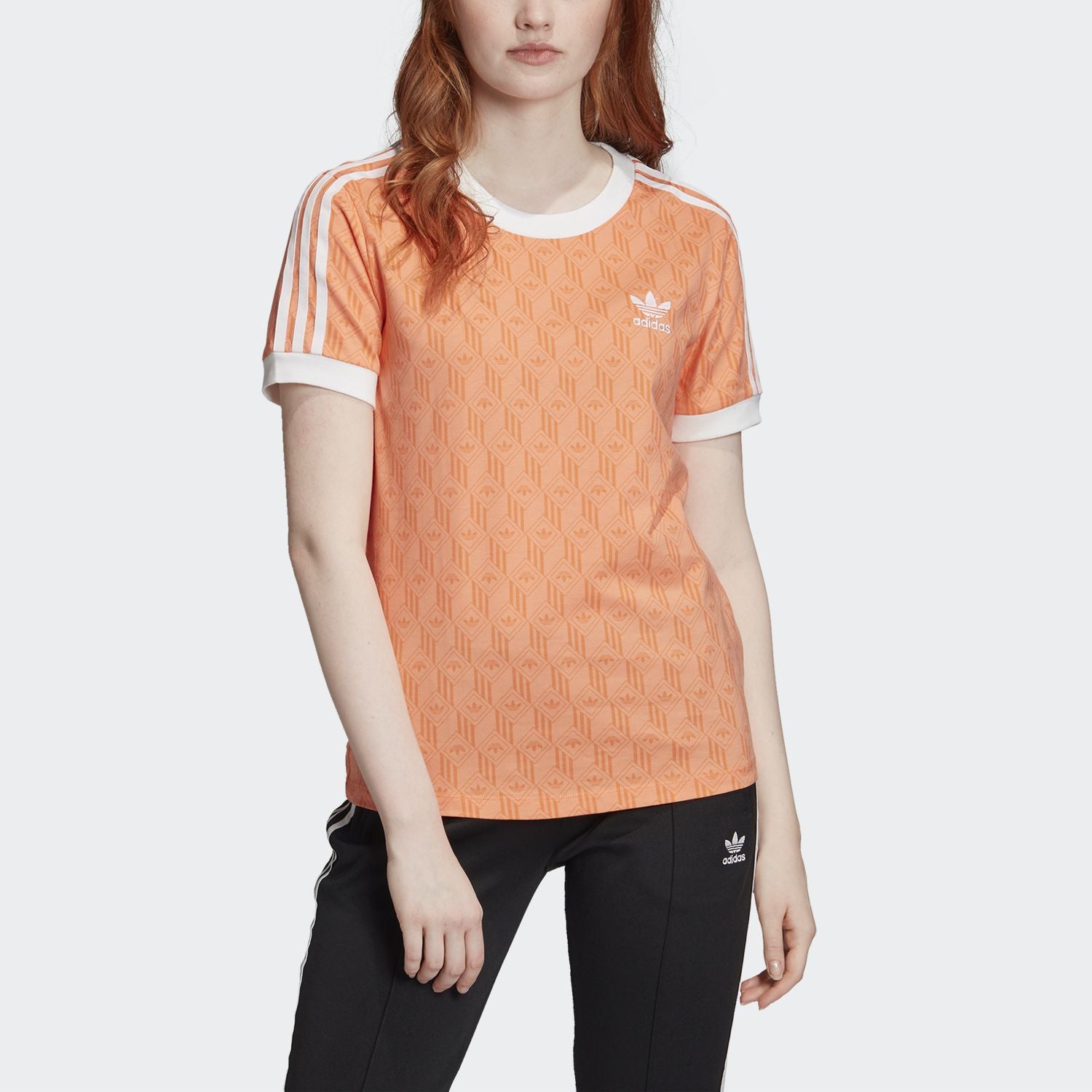 Adidas Women T-Shirts Chalk Coral - Oshoplin