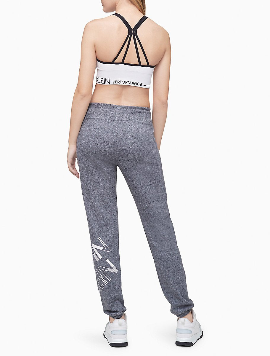 Calvin Klein Performance Striped Remix Logo Sweatpants - Women