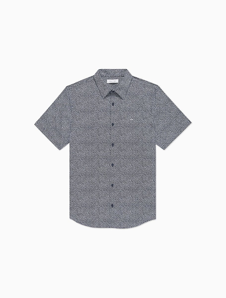 Calvin Klein Men Shirts Navy Print - Oshoplin