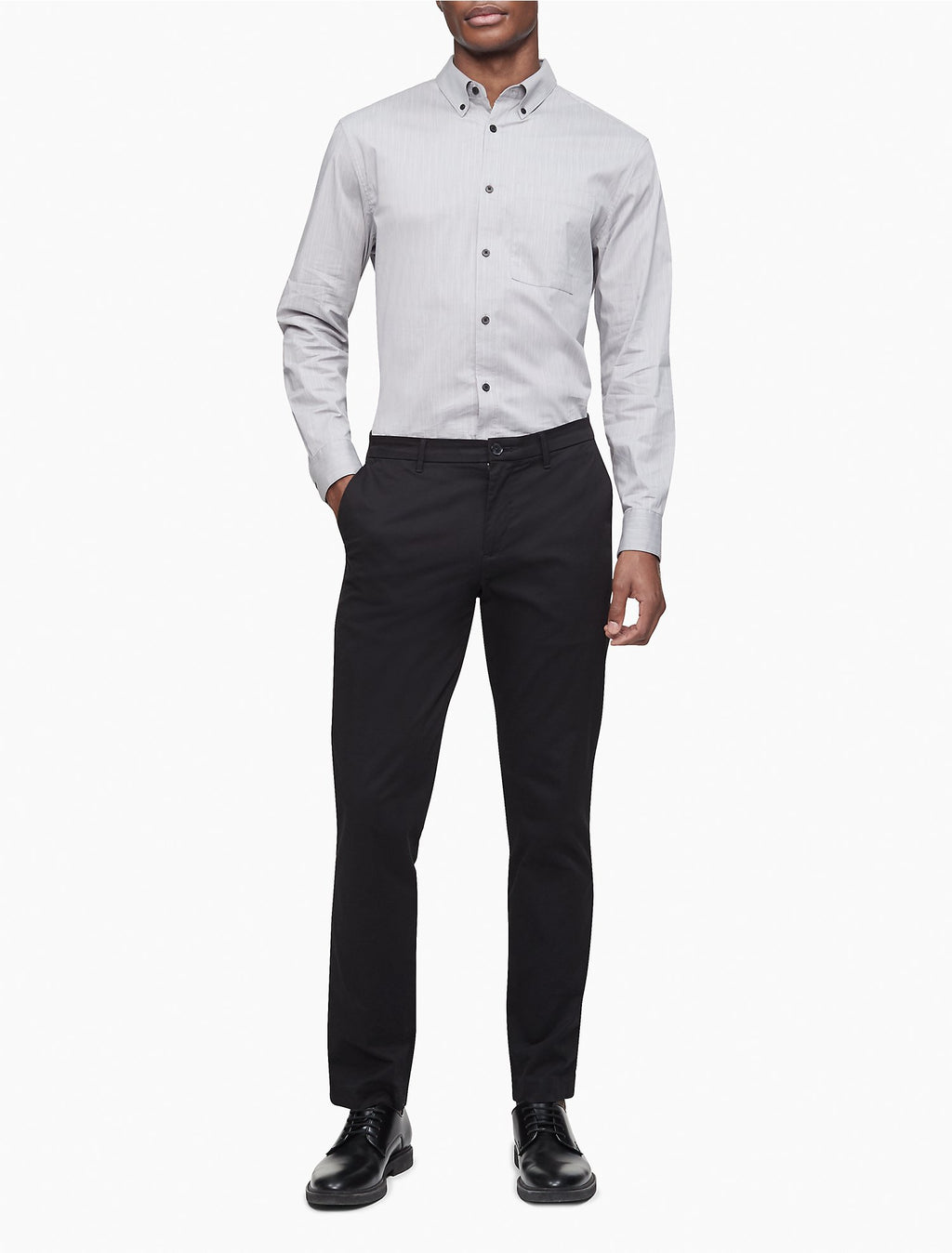 Calvin Klein Men Shirts Shark Skin- Oshoplin