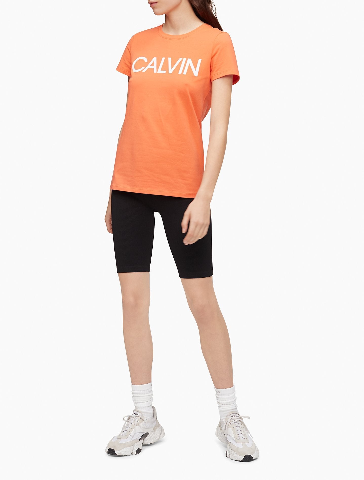 Calvin Klein Women T-Shirts Oranga- Oshoplin