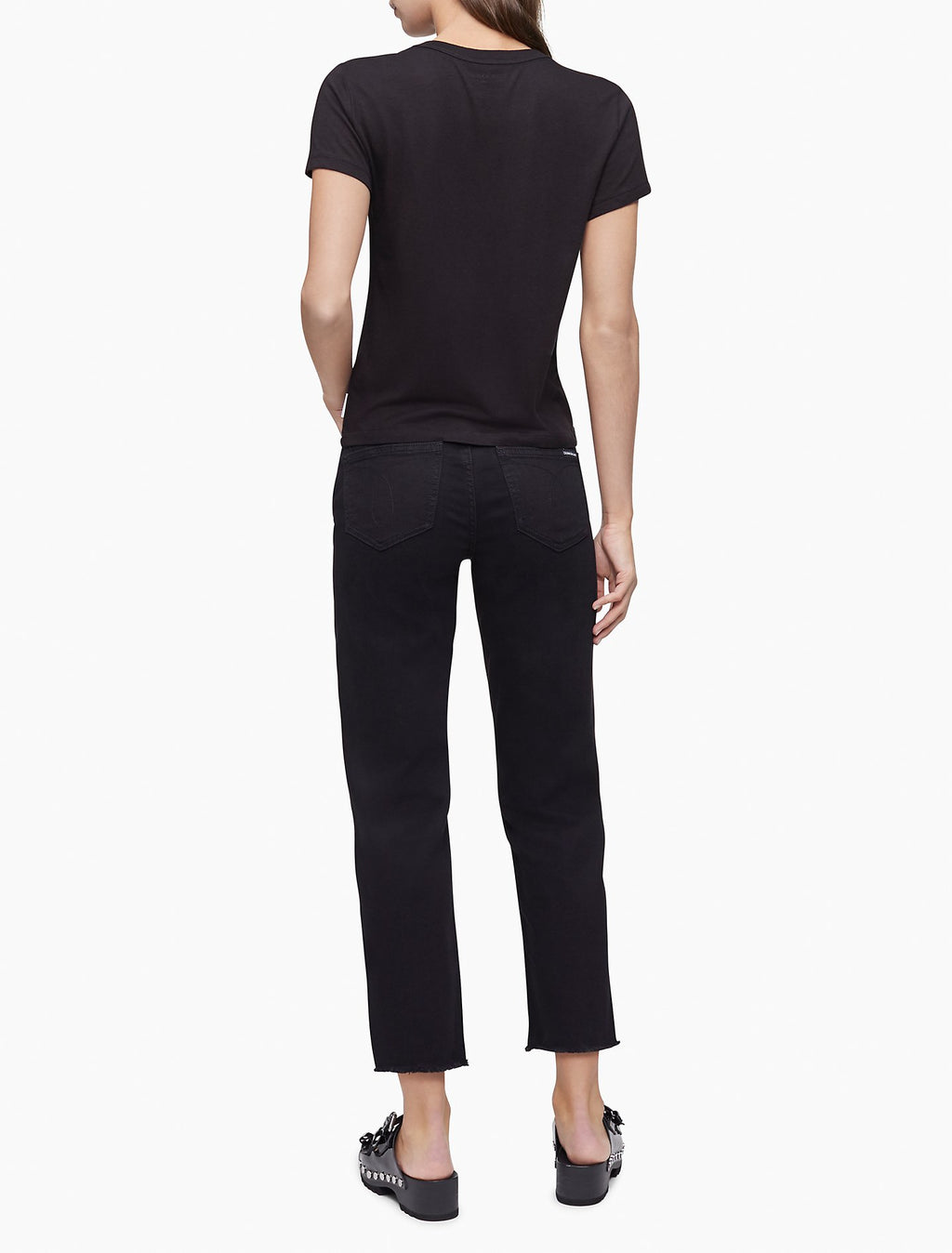 Calvin Klein Mirror Monogram Logo Baby T-Shirt - Women