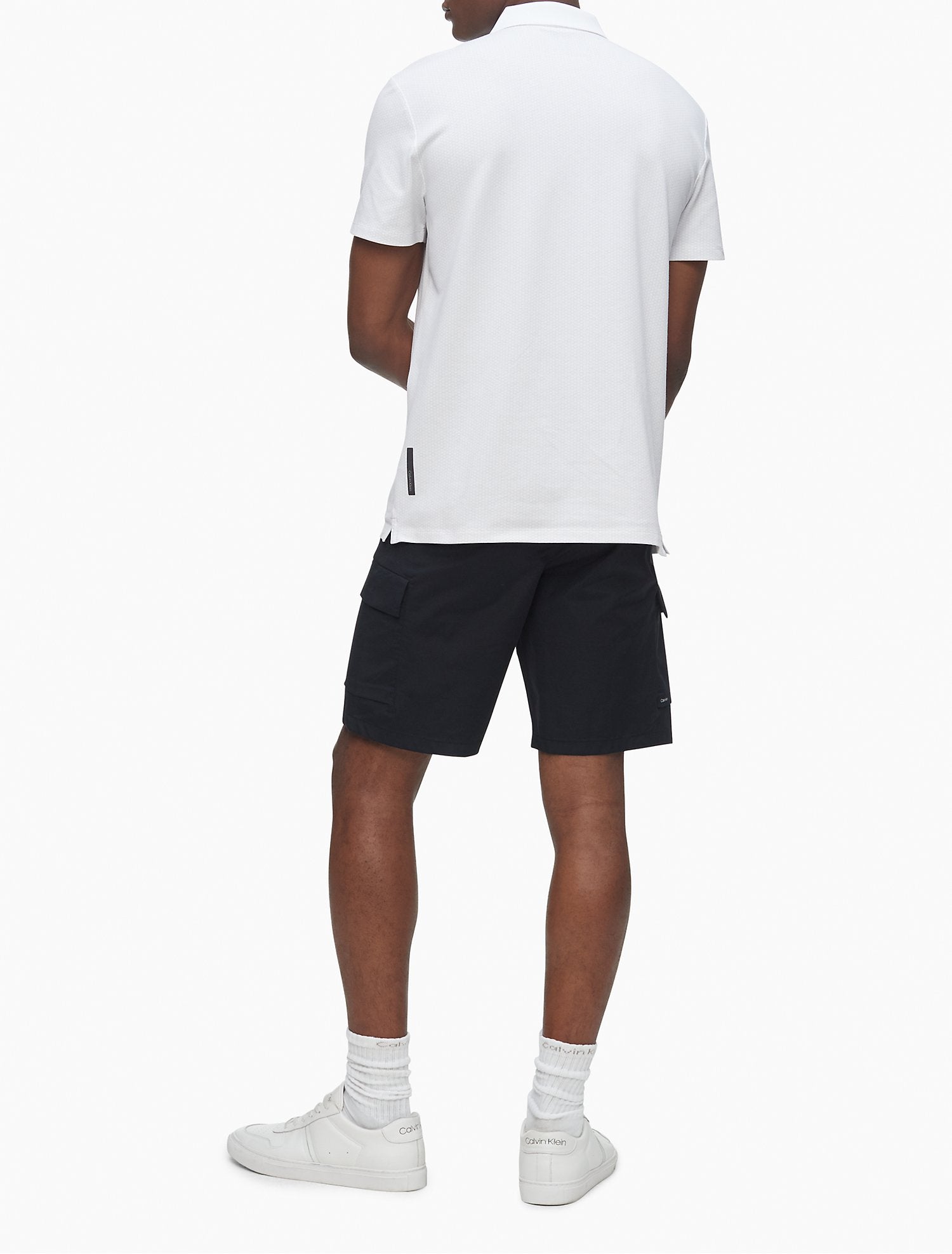 Calvin Klein Move 365 Pique Printed Polo Shirt - Men
