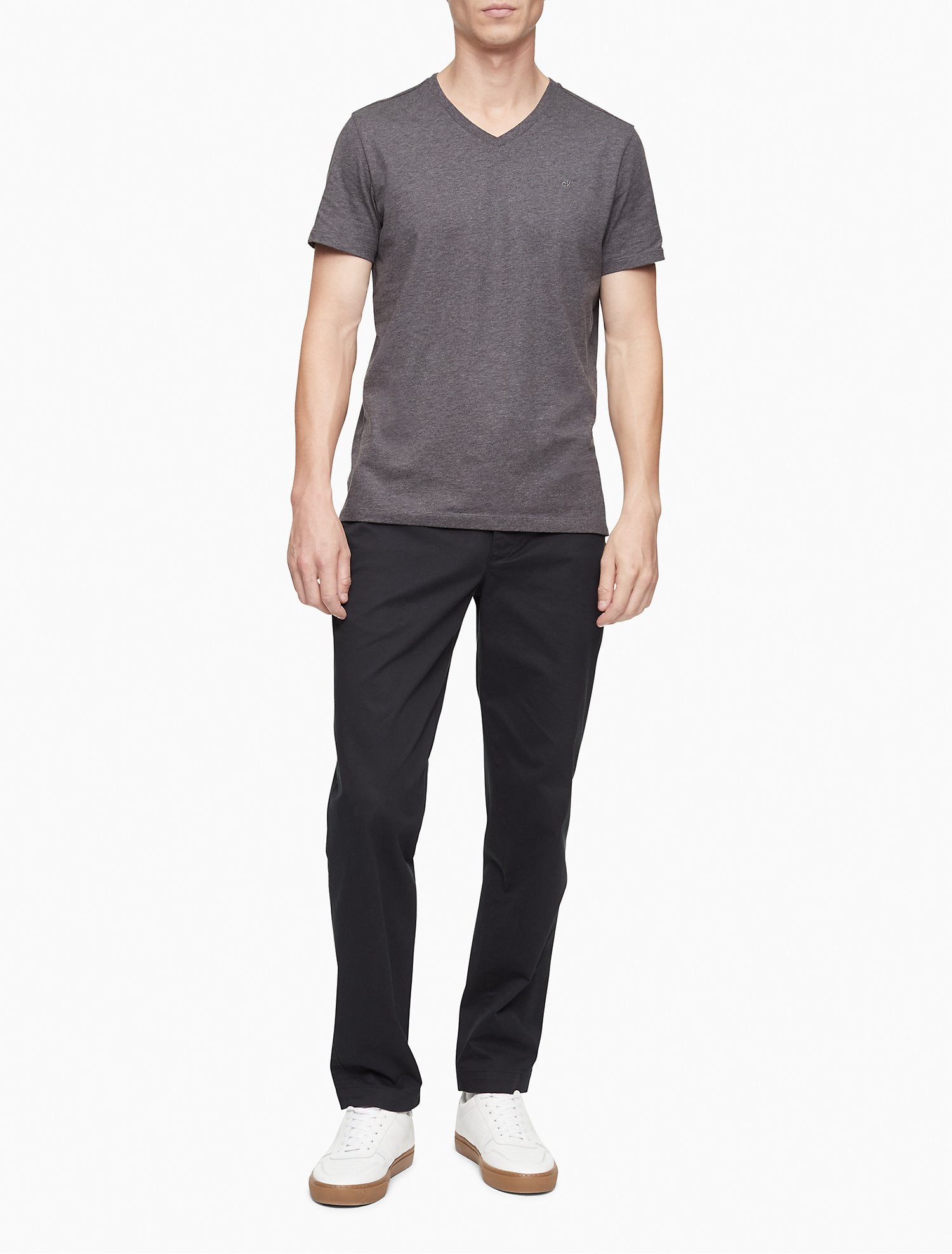 Calvin Klein Men T-Shirts Storm Grey- Oshoplin