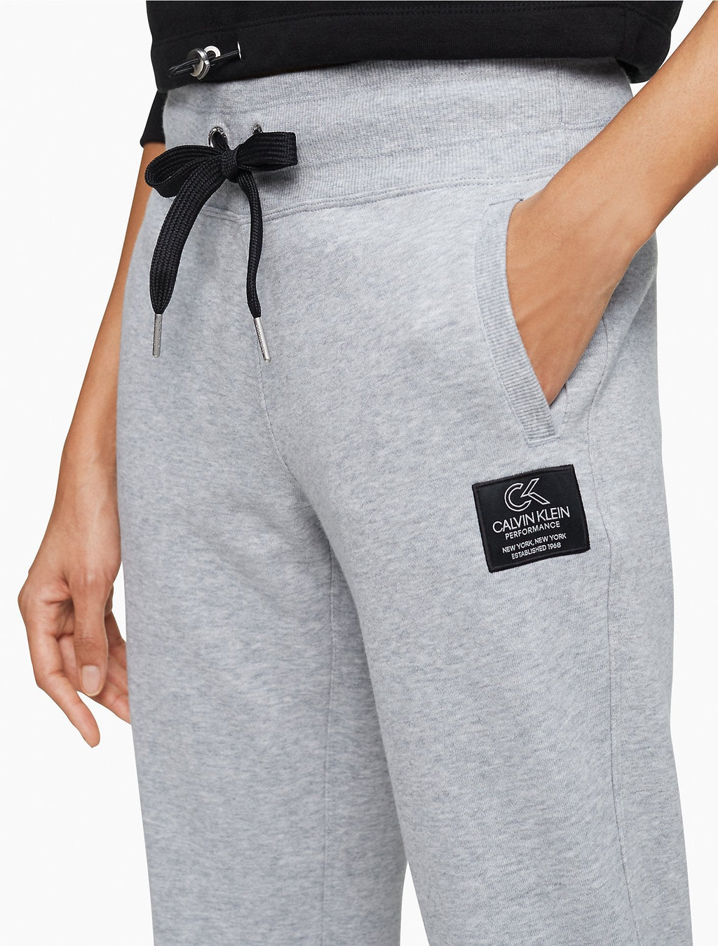 Calvin Klein Performance Logo Patch Jogger Sweatpants - Women