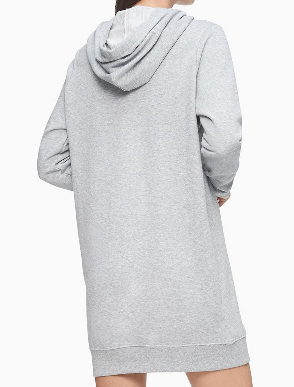 Calvin Klein French Terry Hooded Sweatshirt Dress - Women