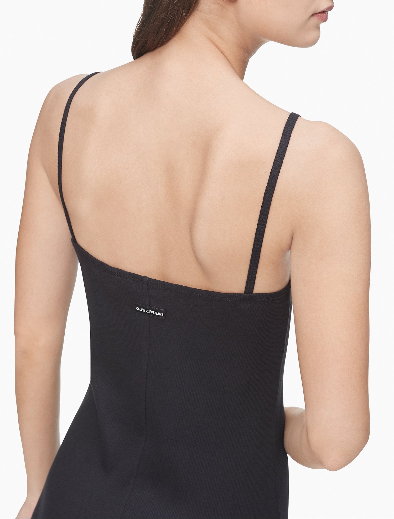 Calvin Klein Strappy Ribbed Midi Dress - Women