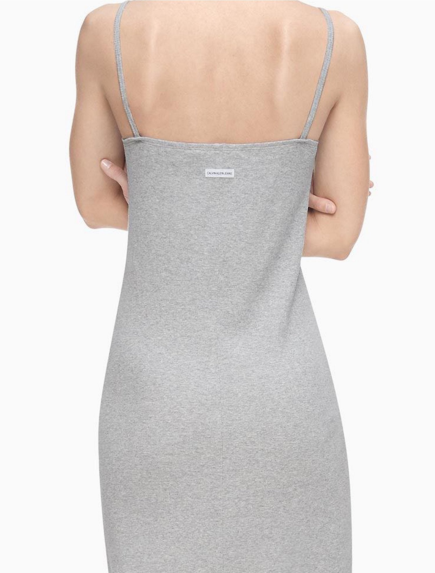 Calvin Klein Strappy Ribbed Midi Dress - Women