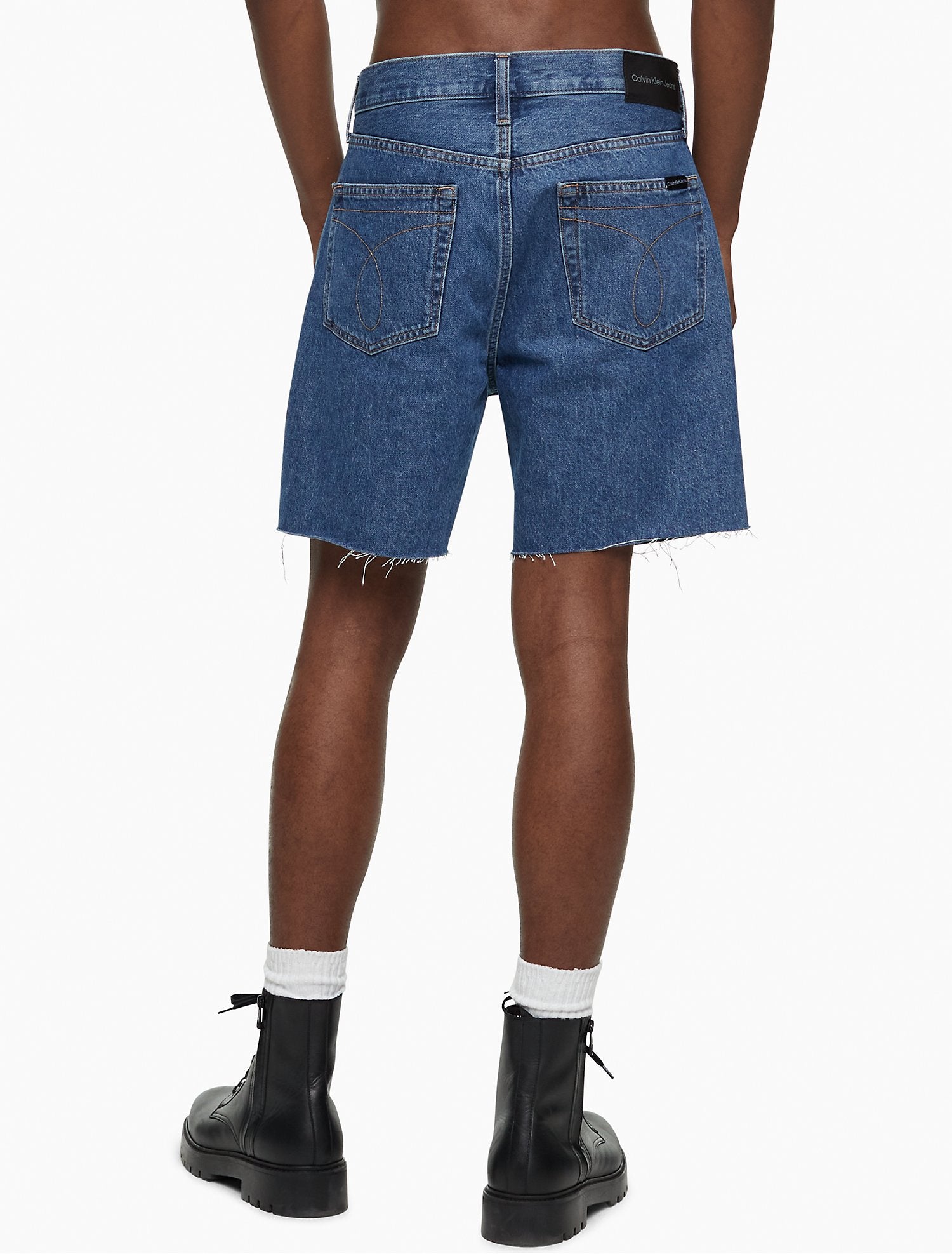 Calvin Klein Classic Fit Stone Indigo Jean Shorts - Men