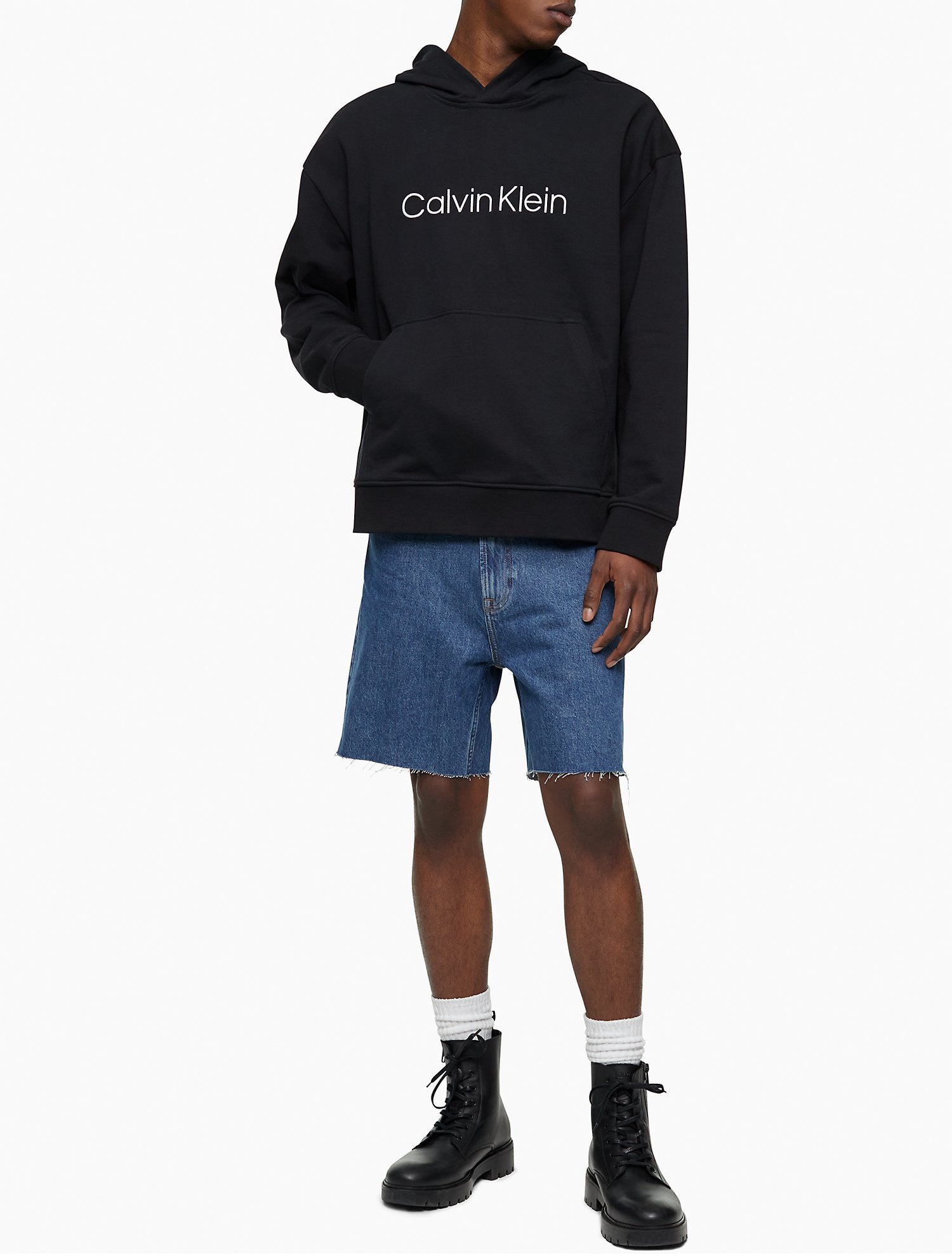 Calvin Klein Classic Fit Stone Indigo Jean Shorts - Men
