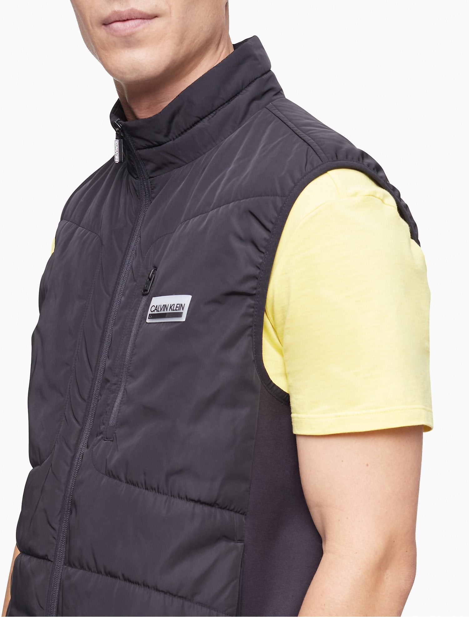 Calvin Klein Performance Full Zip Windbreaker Vest - Men