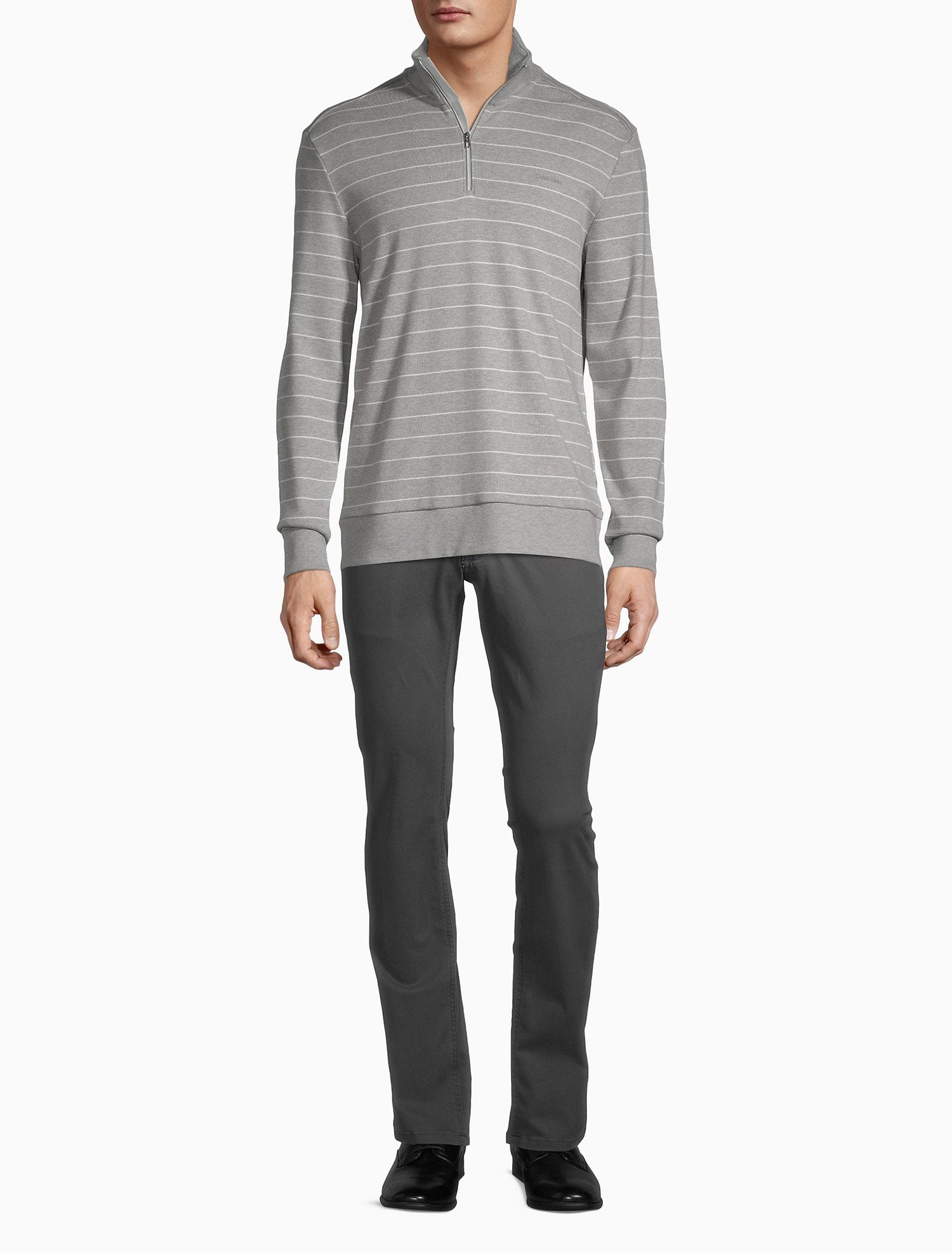 Calvin Klein Men Hoodies + Sweatshirts Heroic Grey Htr- Oshoplin