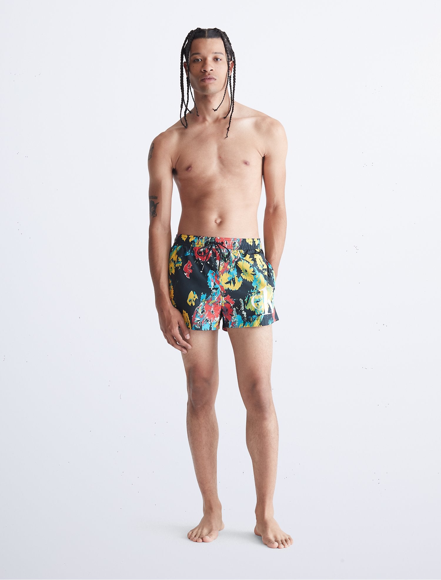 Calvin Klein CK One Printed Swim Shorts - Men
