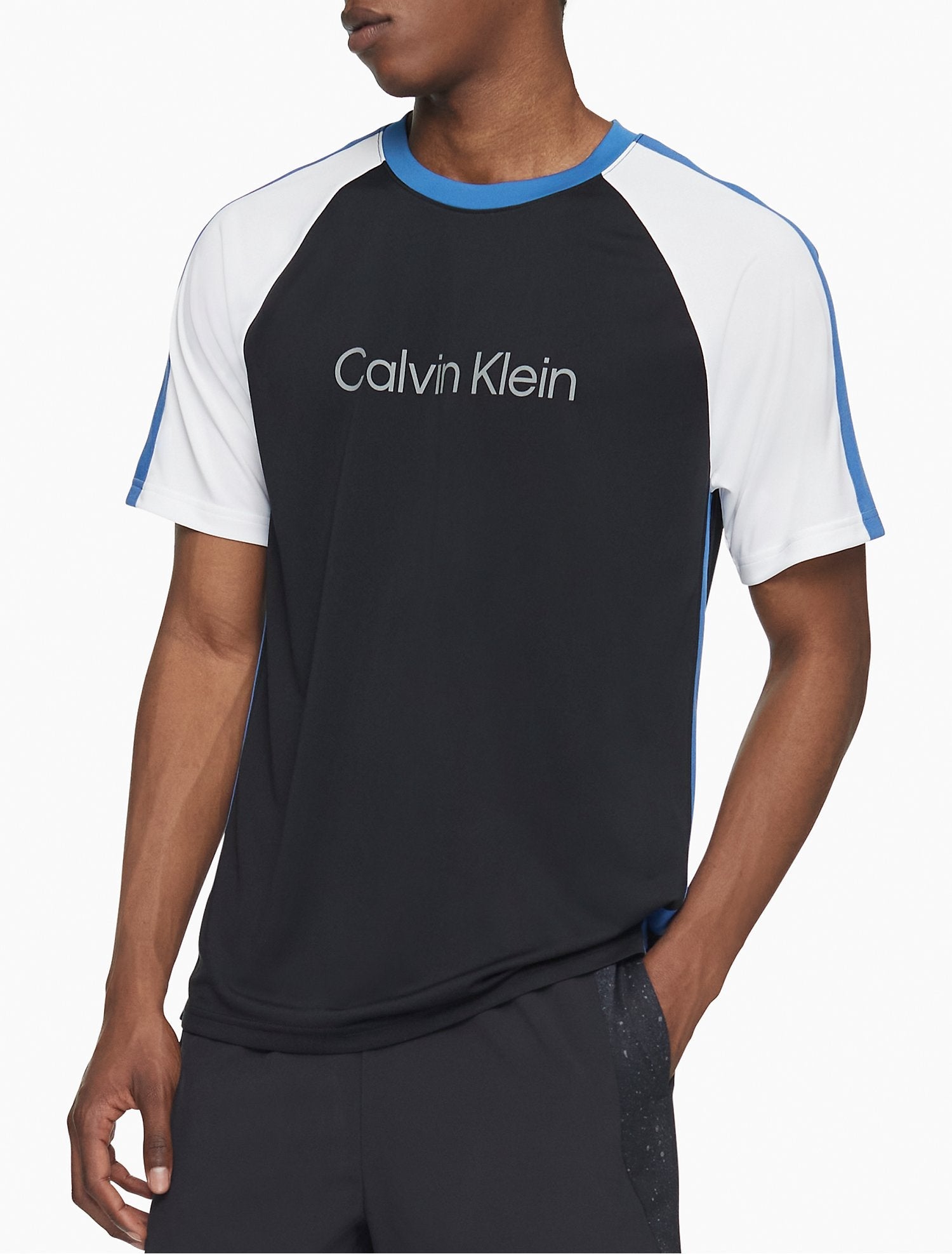 Calvin Klein Men T-Shirts Black/ Delft- Oshoplin