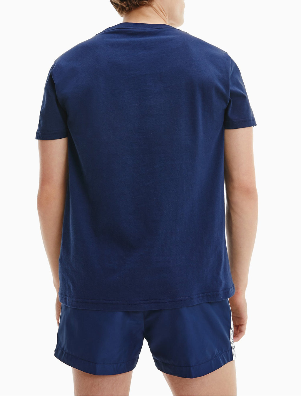 Calvin Klein Logo Tape Drawstring Short Swim Shorts - Men