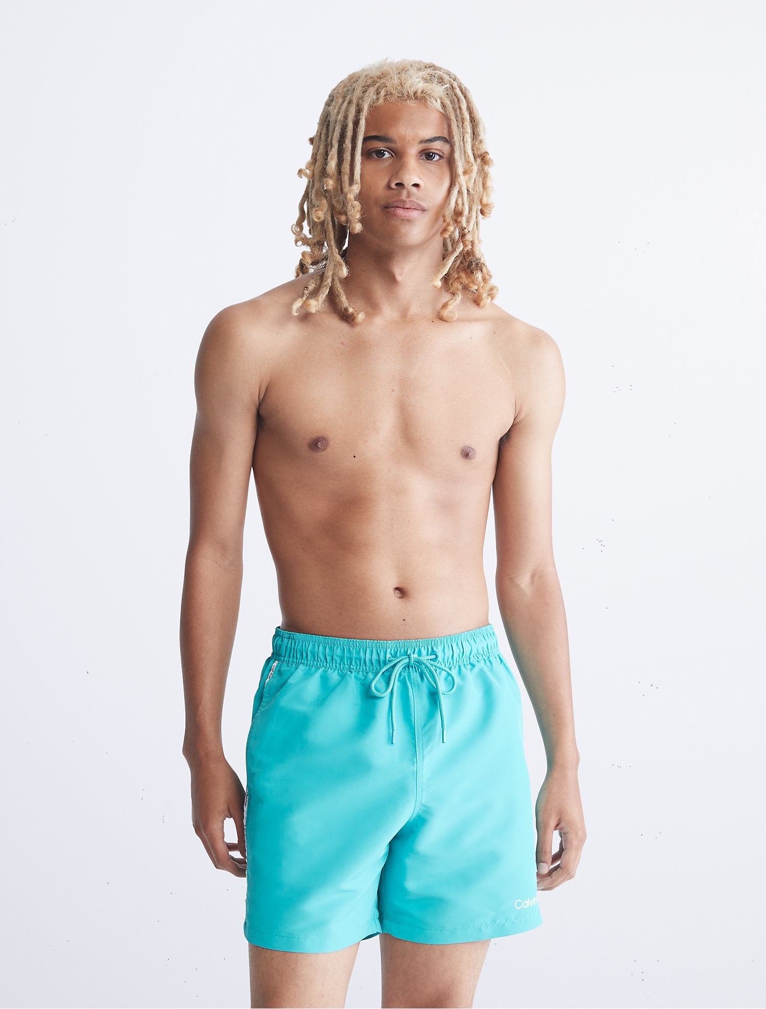 Calvin klein piping swim 2025 shorts