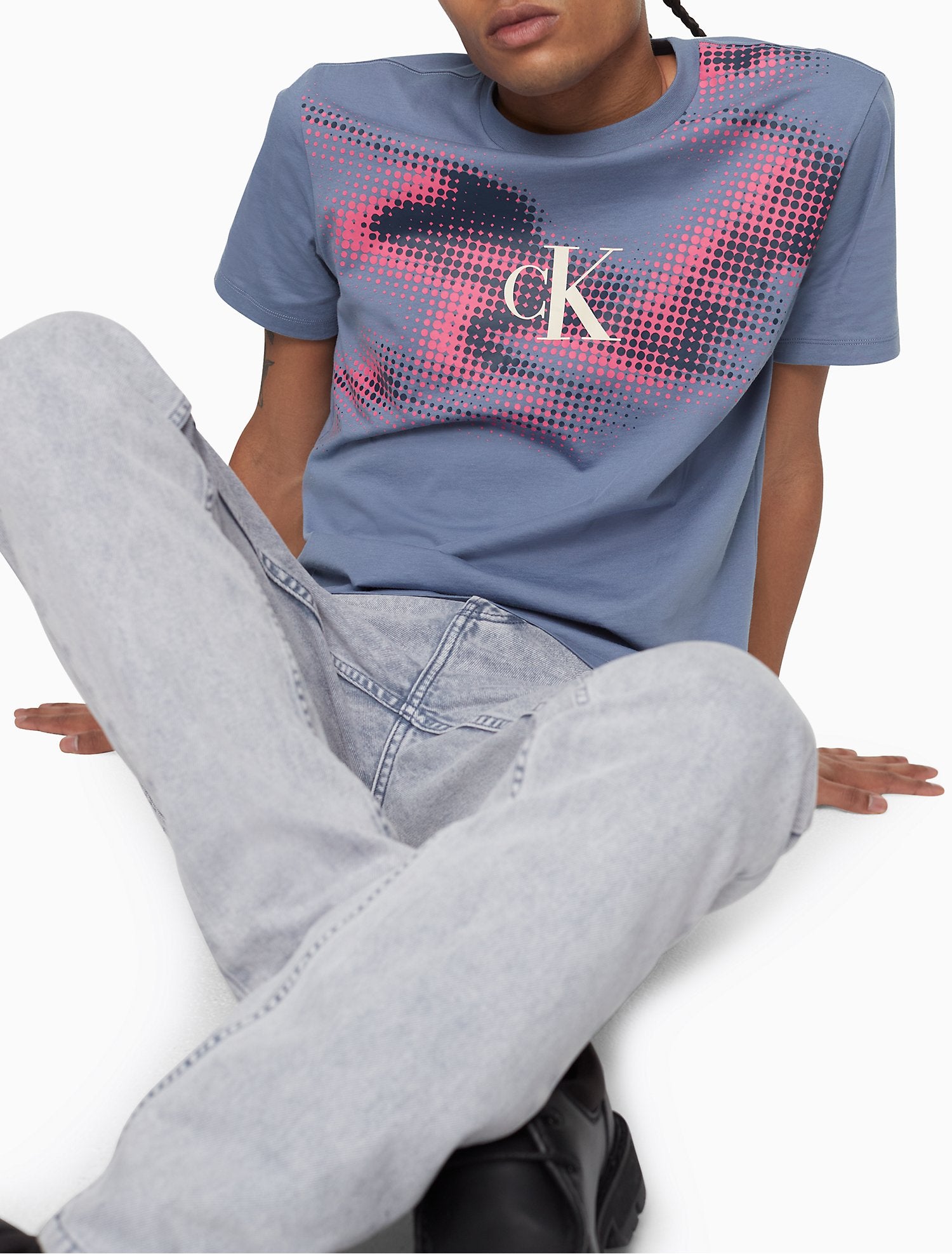 Calvin Klein Reimagined Color Haze Monogram T-Shirt - Men