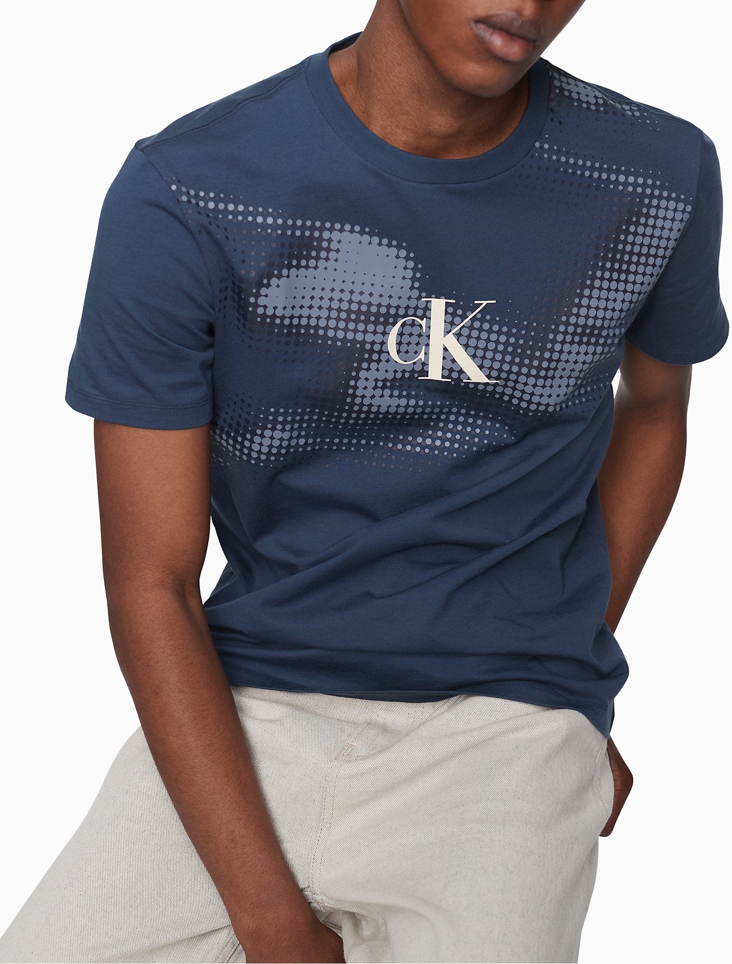 Calvin Klein Reimagined Color Haze Monogram T-Shirt - Men
