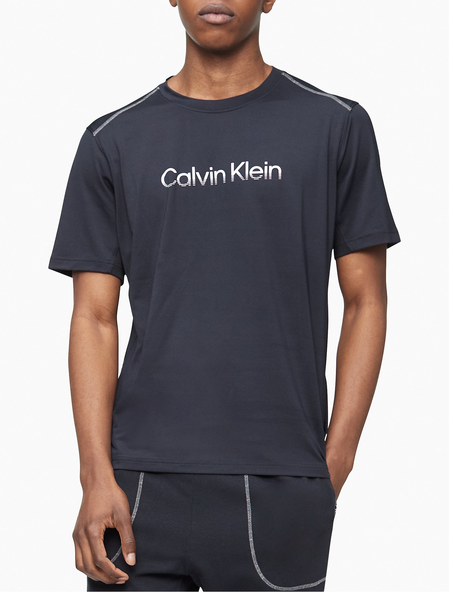 Calvin Klein Men T-Shirts Black- Oshoplin
