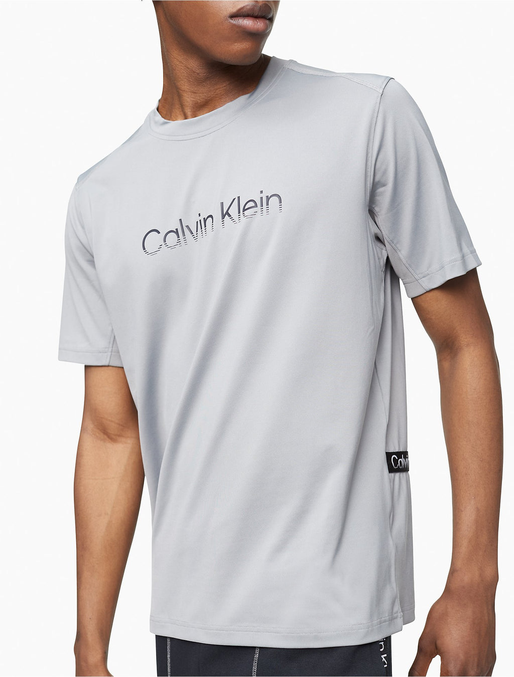 Calvin Klein Performance Logo Tape Crewneck T-Shirt Men