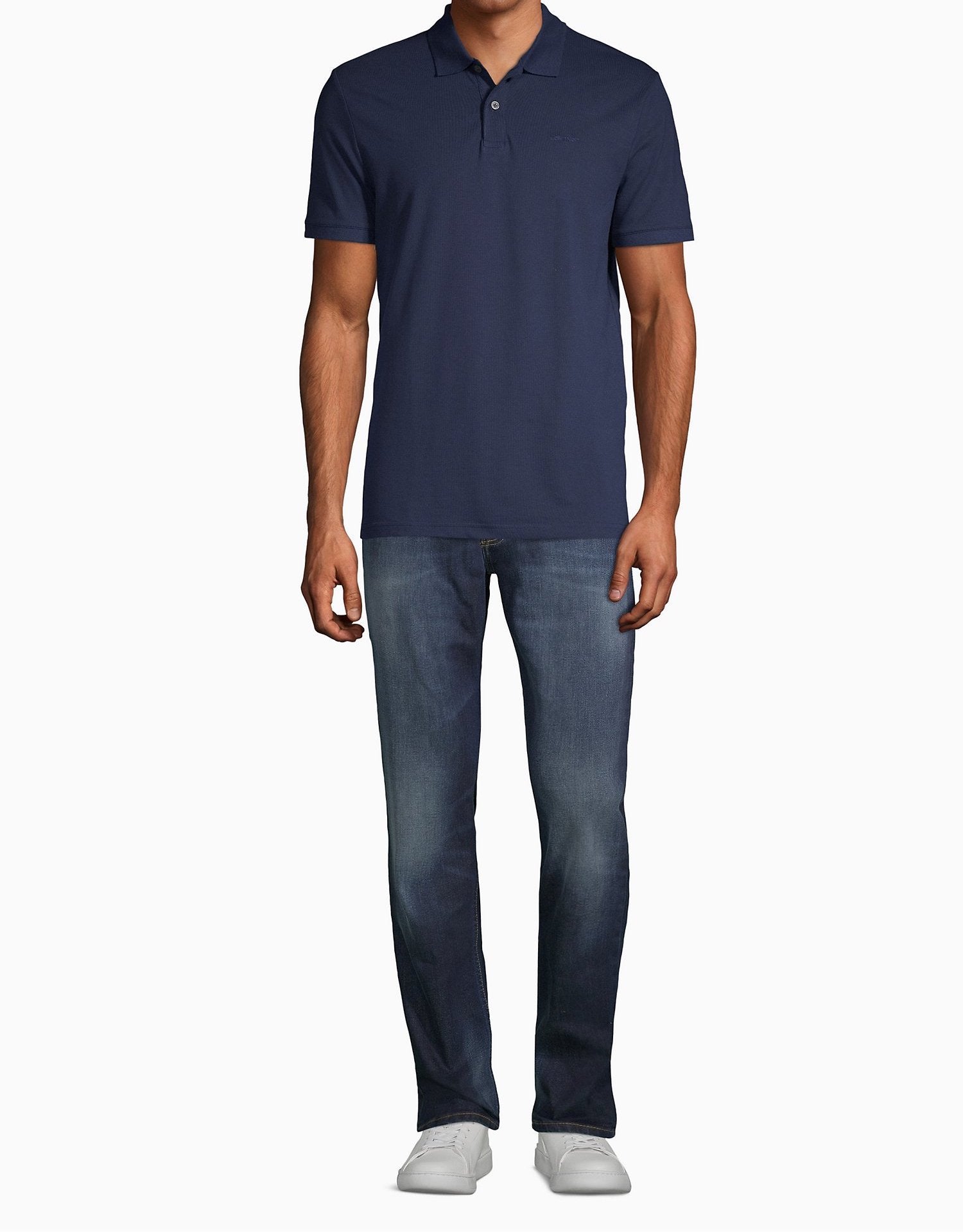 Calvin Klein Men Polo Shirts Navy - Oshoplin