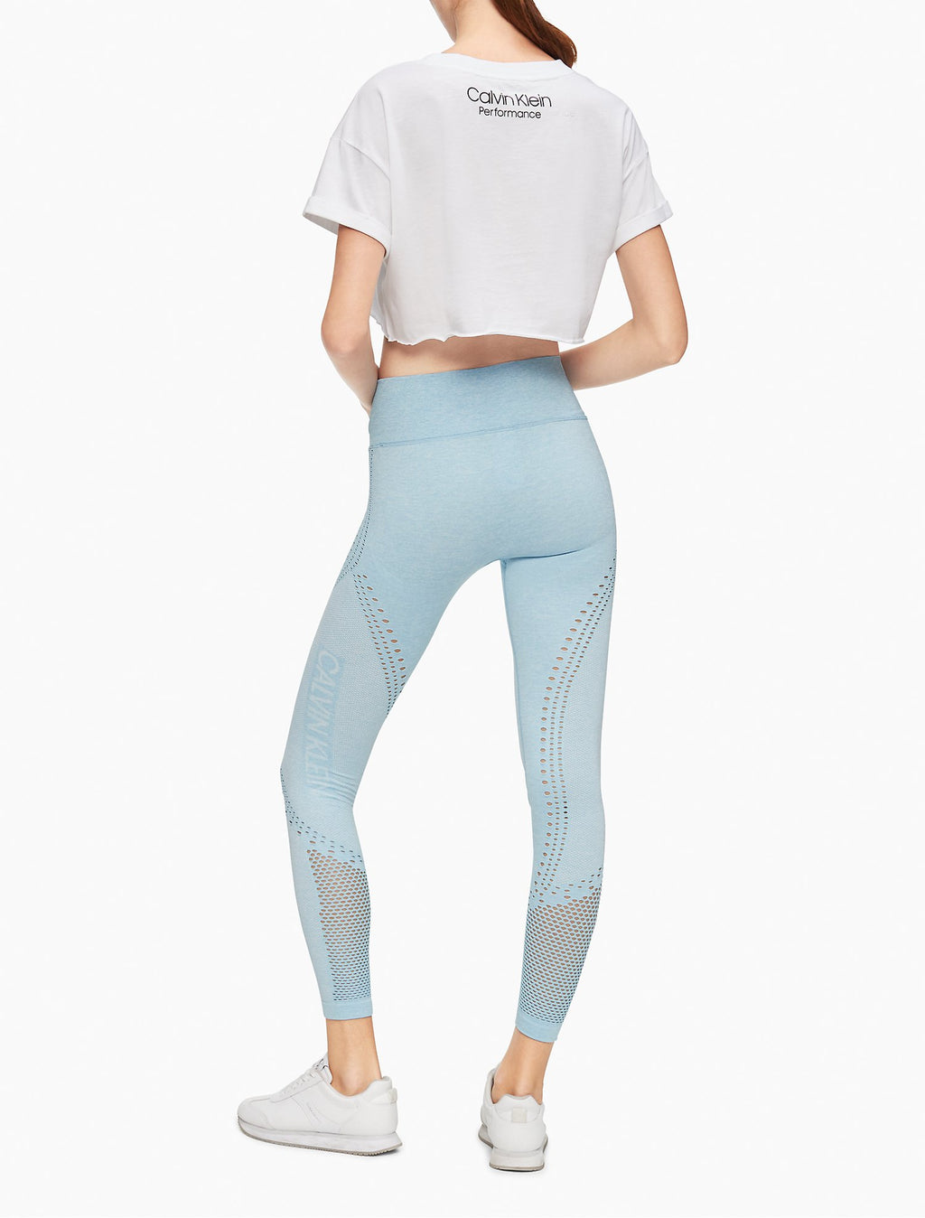 Calvin Klein Performance Perforated Seamless 7/8 Leggings - Women