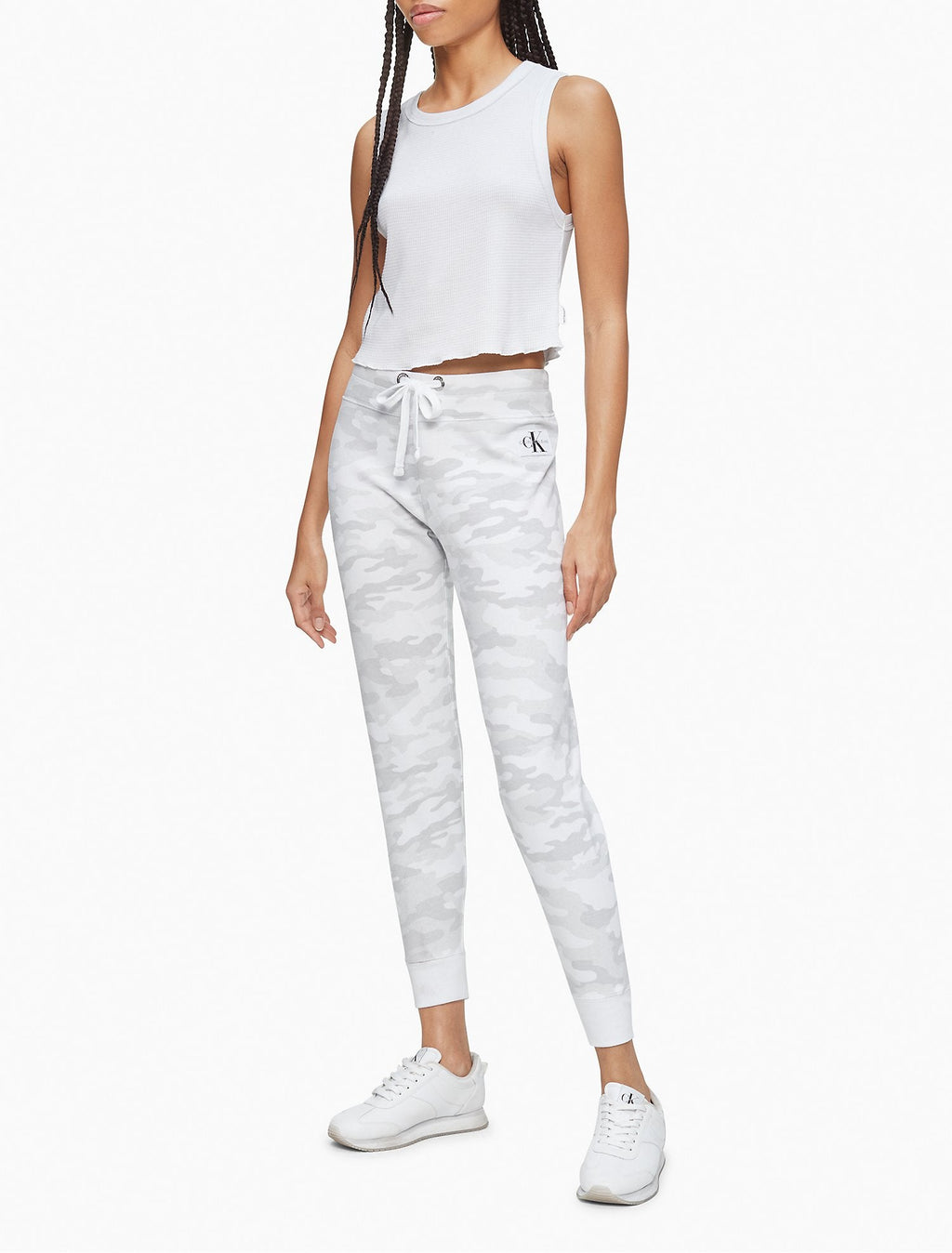 Calvin Klein Women Pants Silverdust Combo- Oshoplin